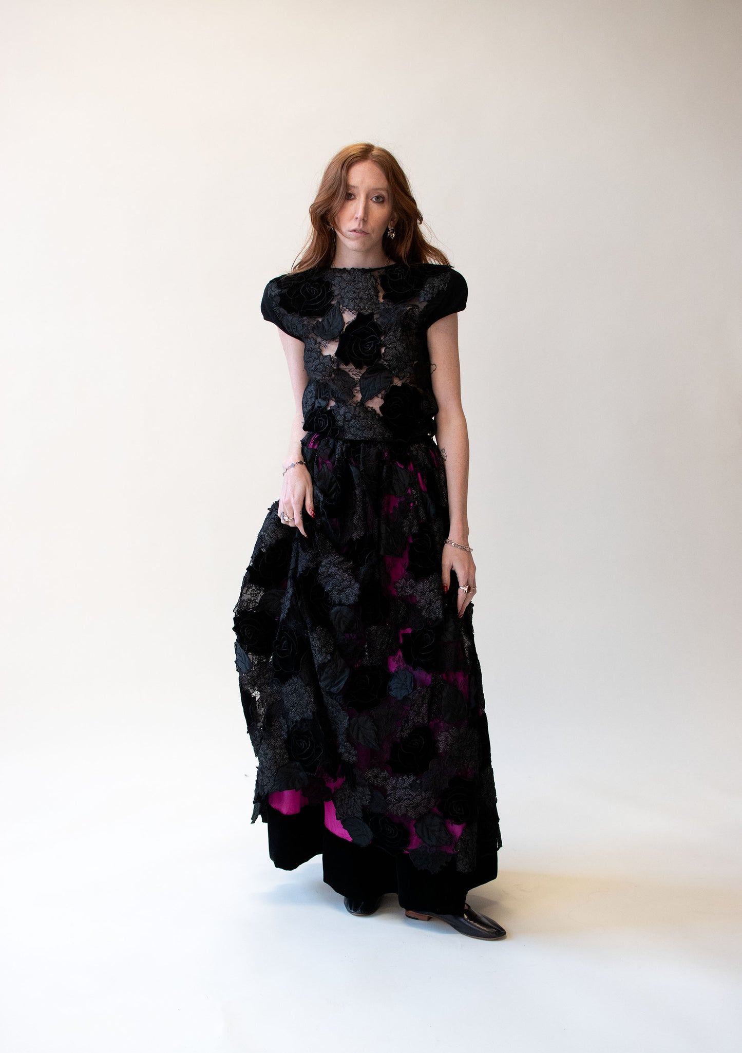 1980s Applique Evening Set | Valentino