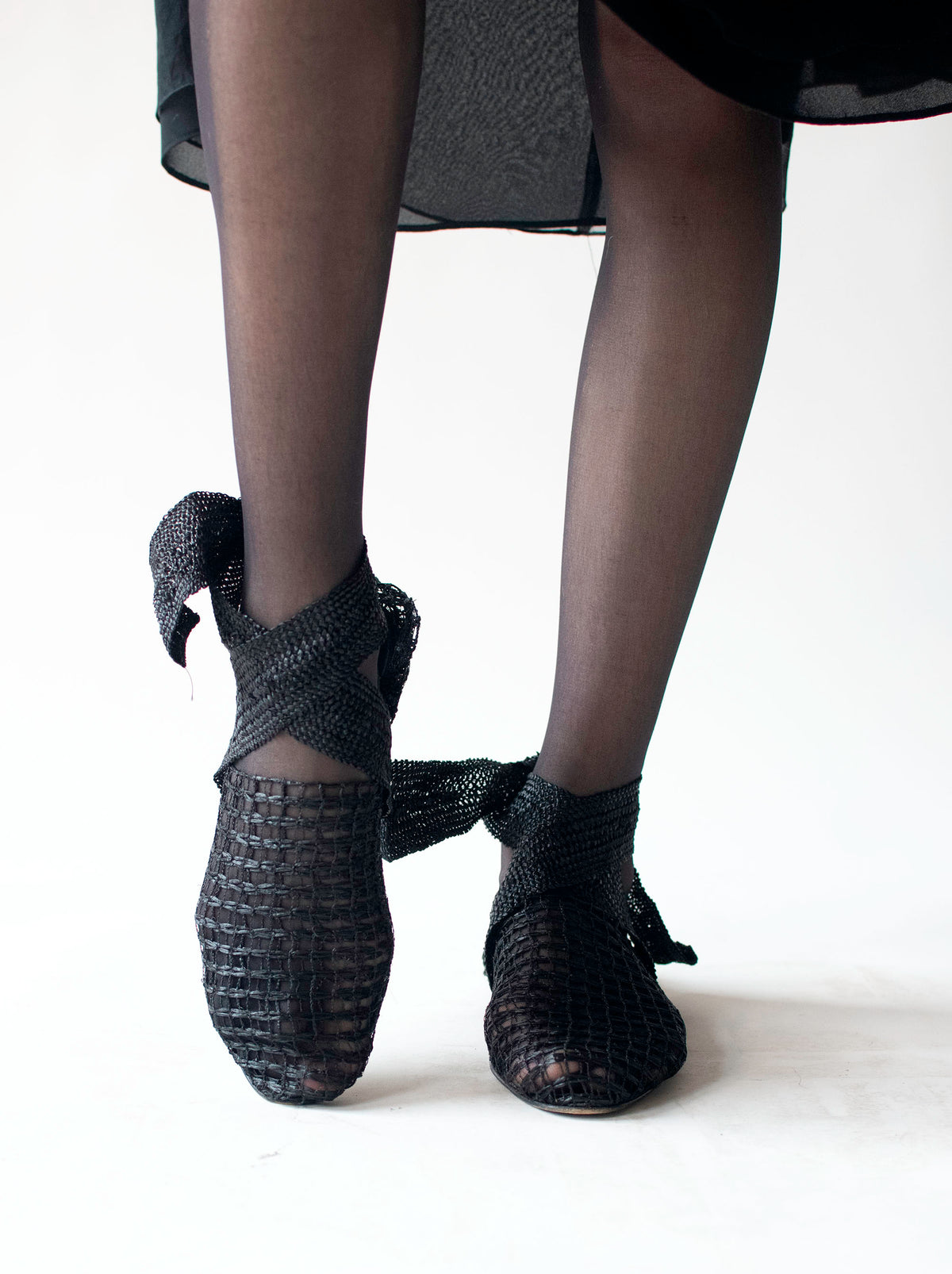 Raffia Flats | Romeo Gigli