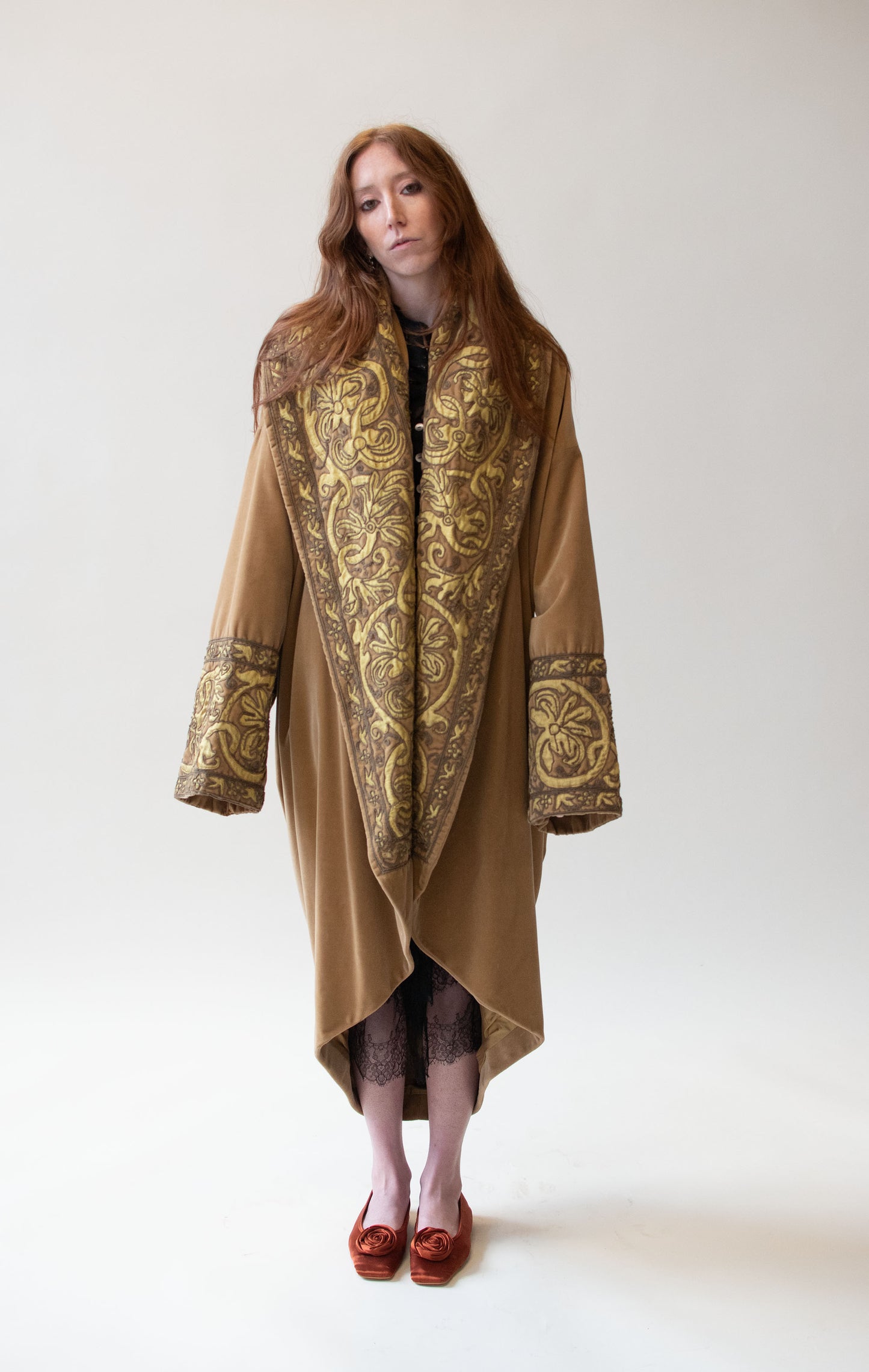 Velvet Cocoon Coat | Romeo Gigli AW 1989 / 90