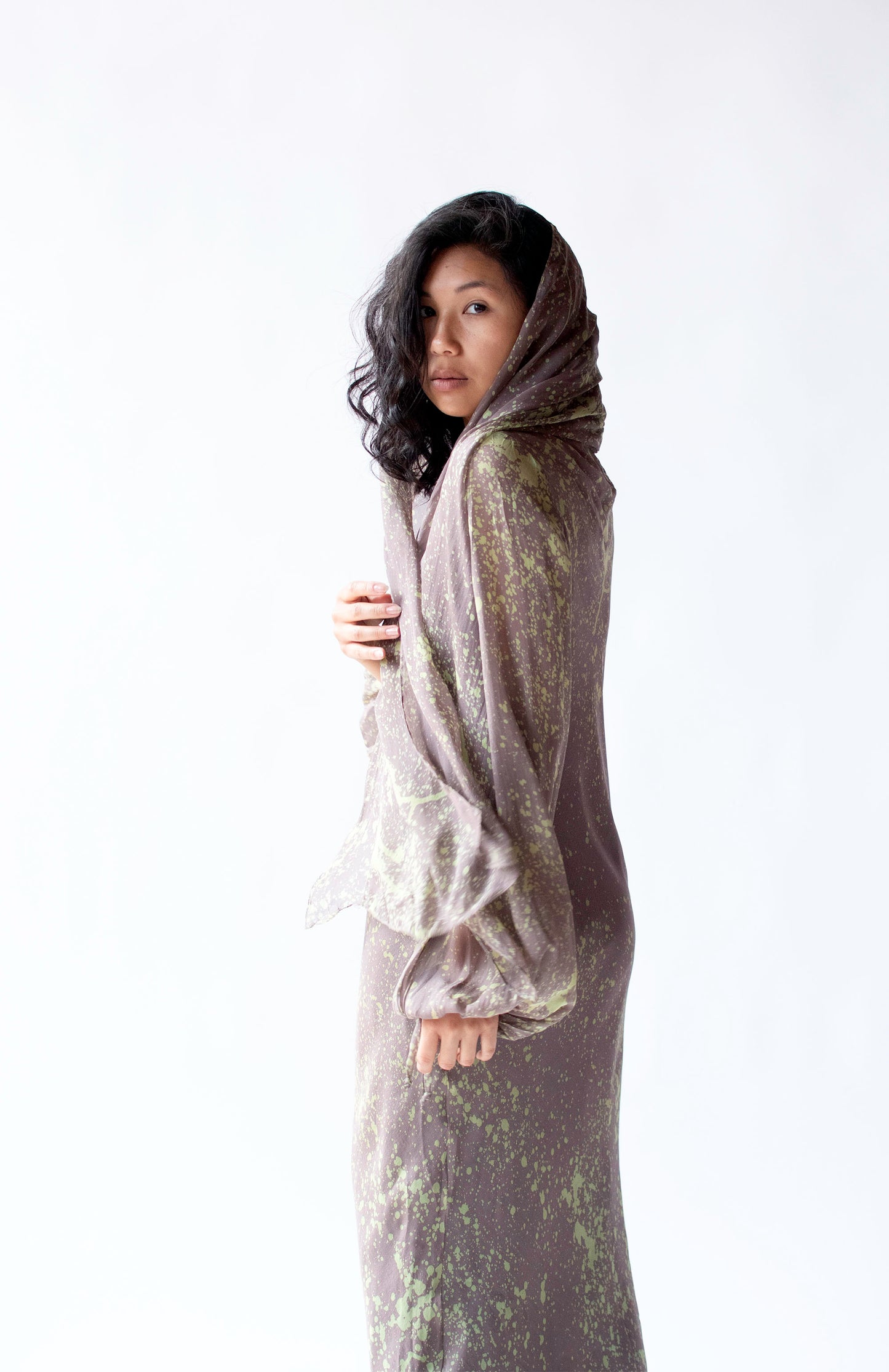 Silk Splatter Print Dress | Betty Jackson