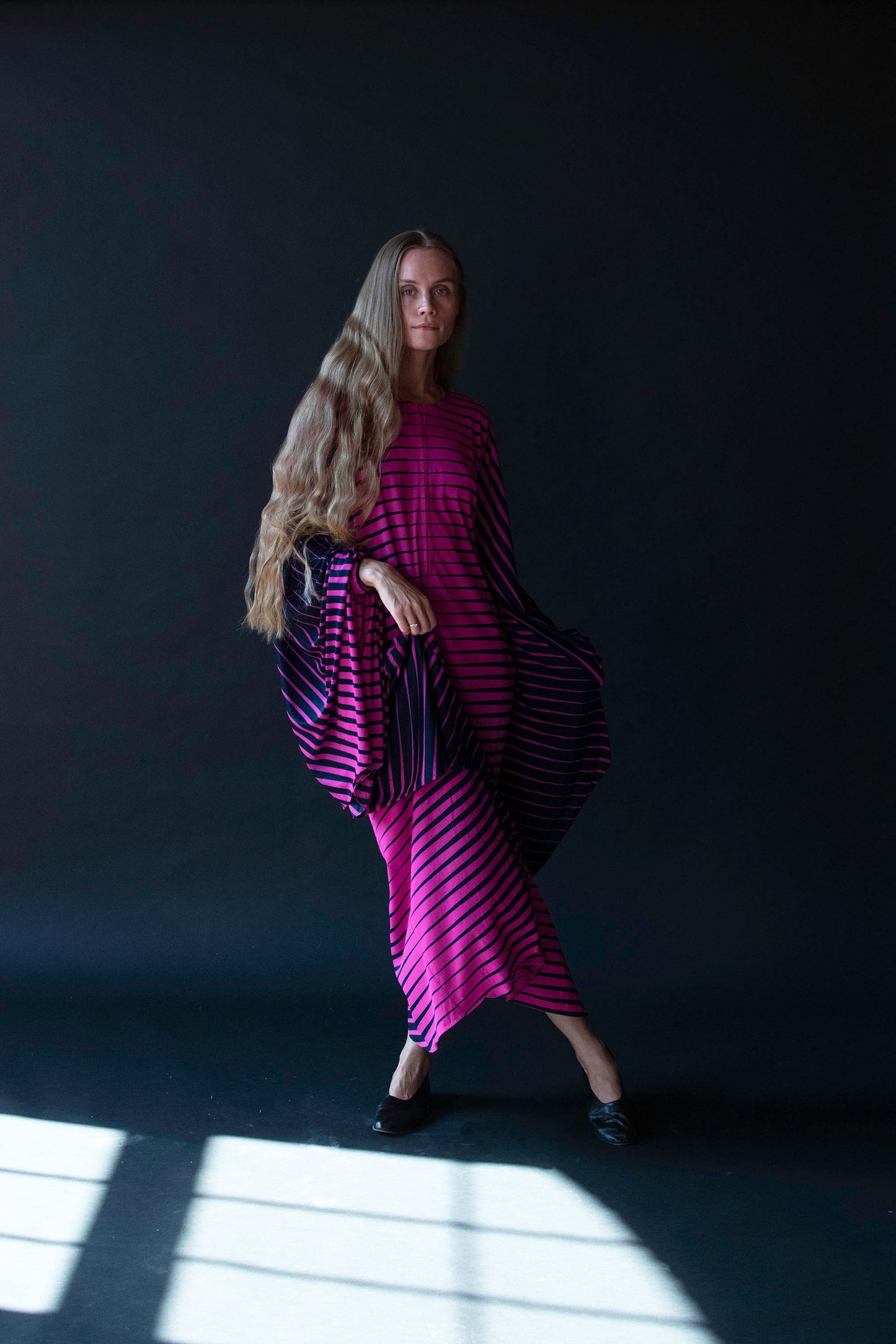 1970s Striped Caftan | Georgie Keyloun