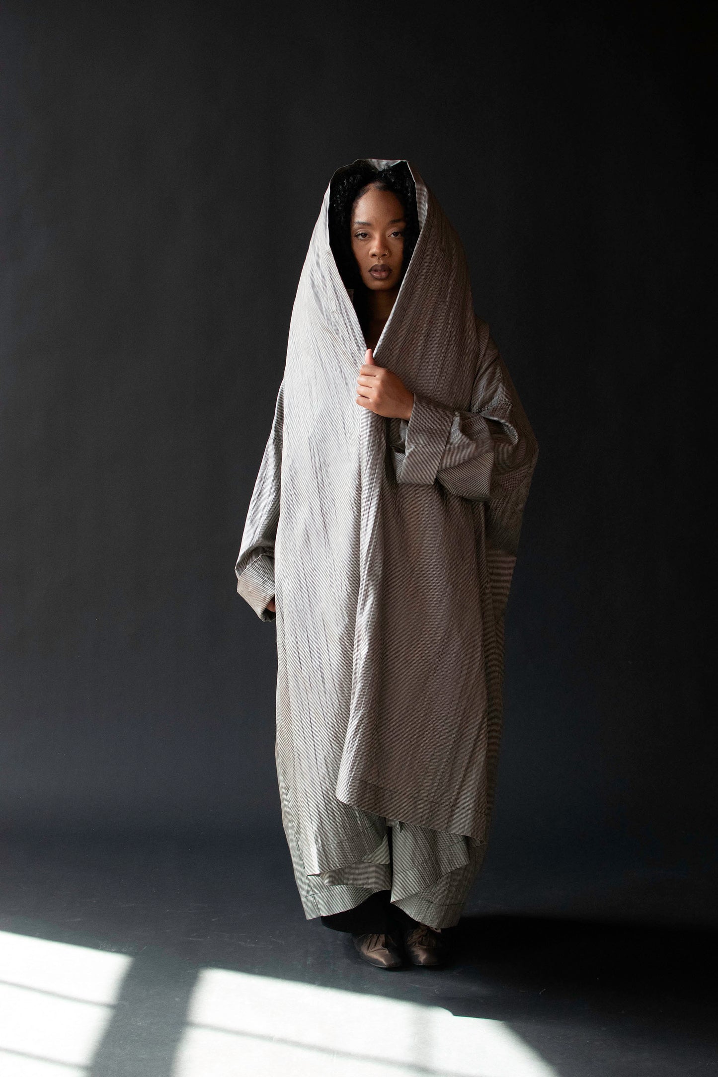 Houndstooth Windcoat | Issey Miyake
