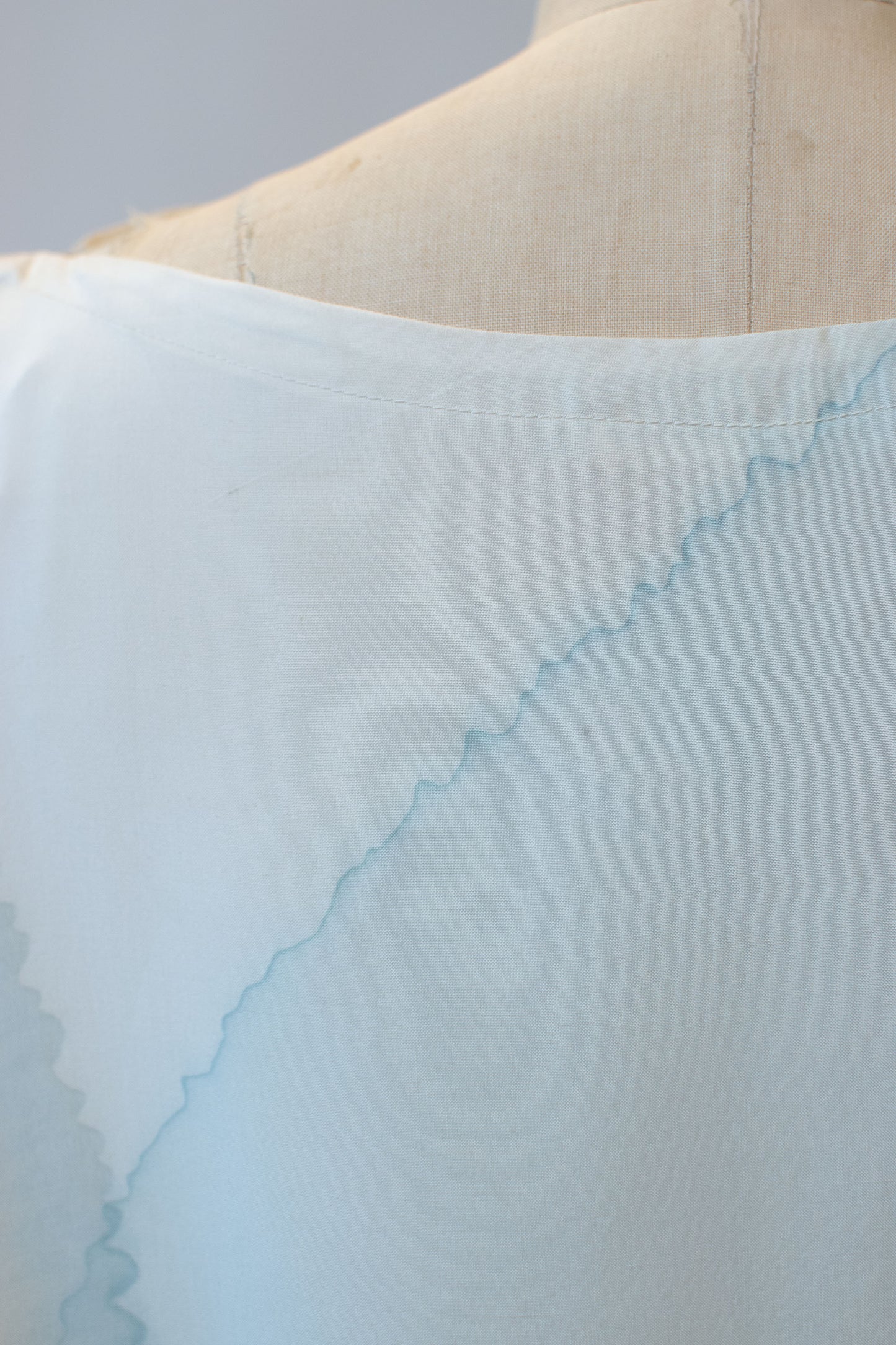 1980s Painted Silk Dress | July Mourell
