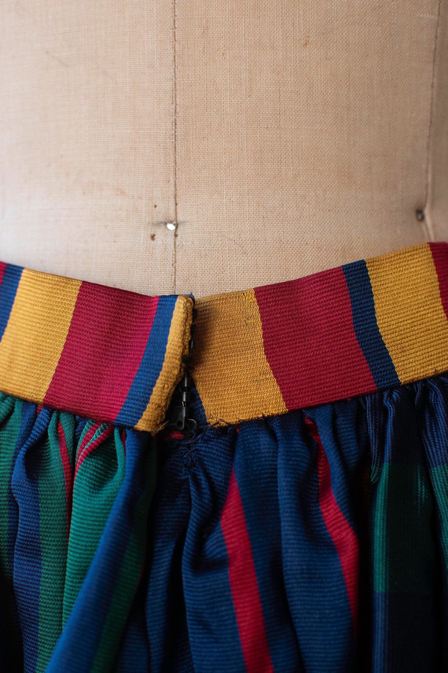 Striped Silk Skirt | Todd Oldham