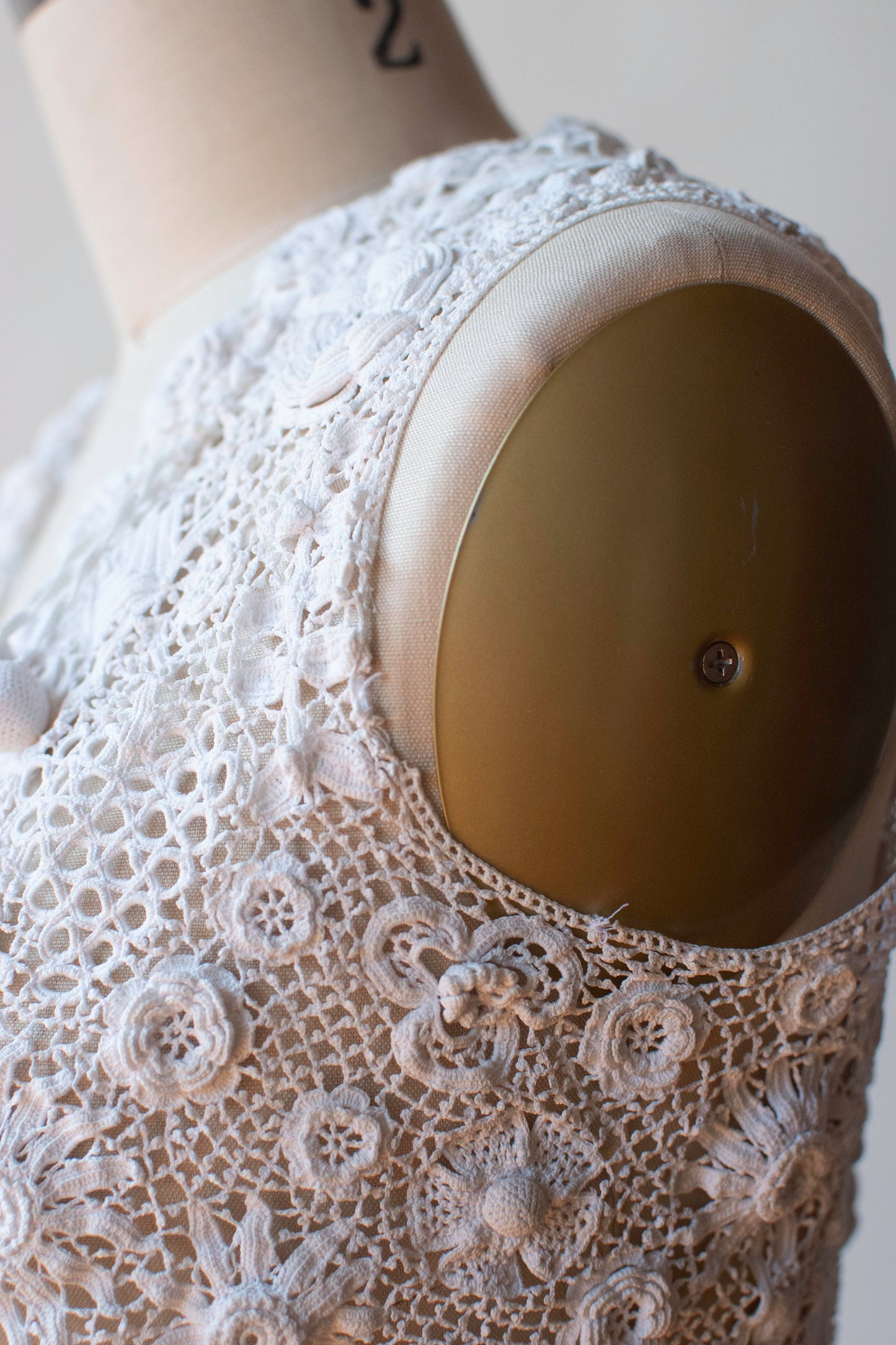 Antique Irish Crochet Vest