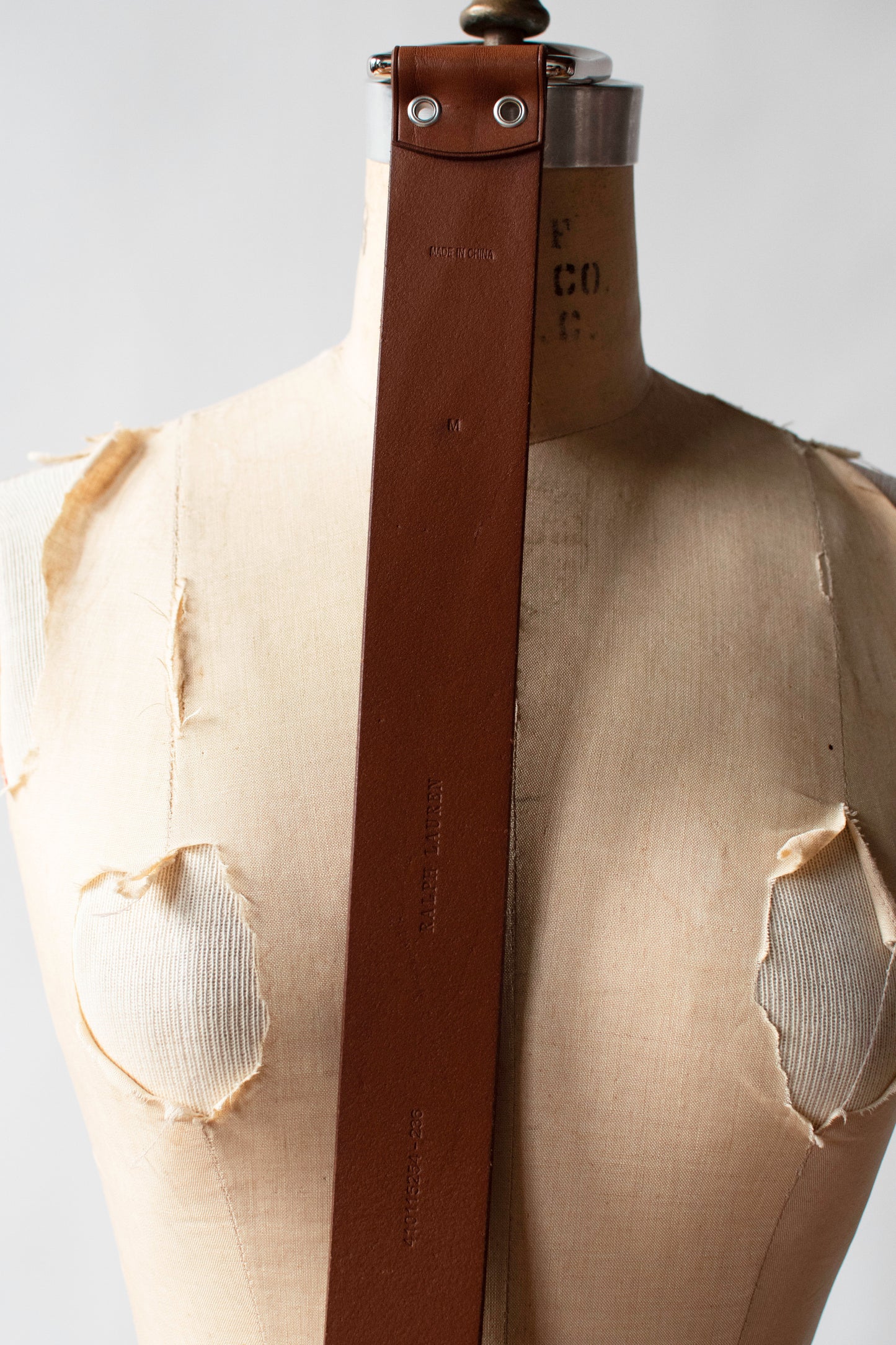 Brown Leather O-Ring Belt | Ralph Lauren