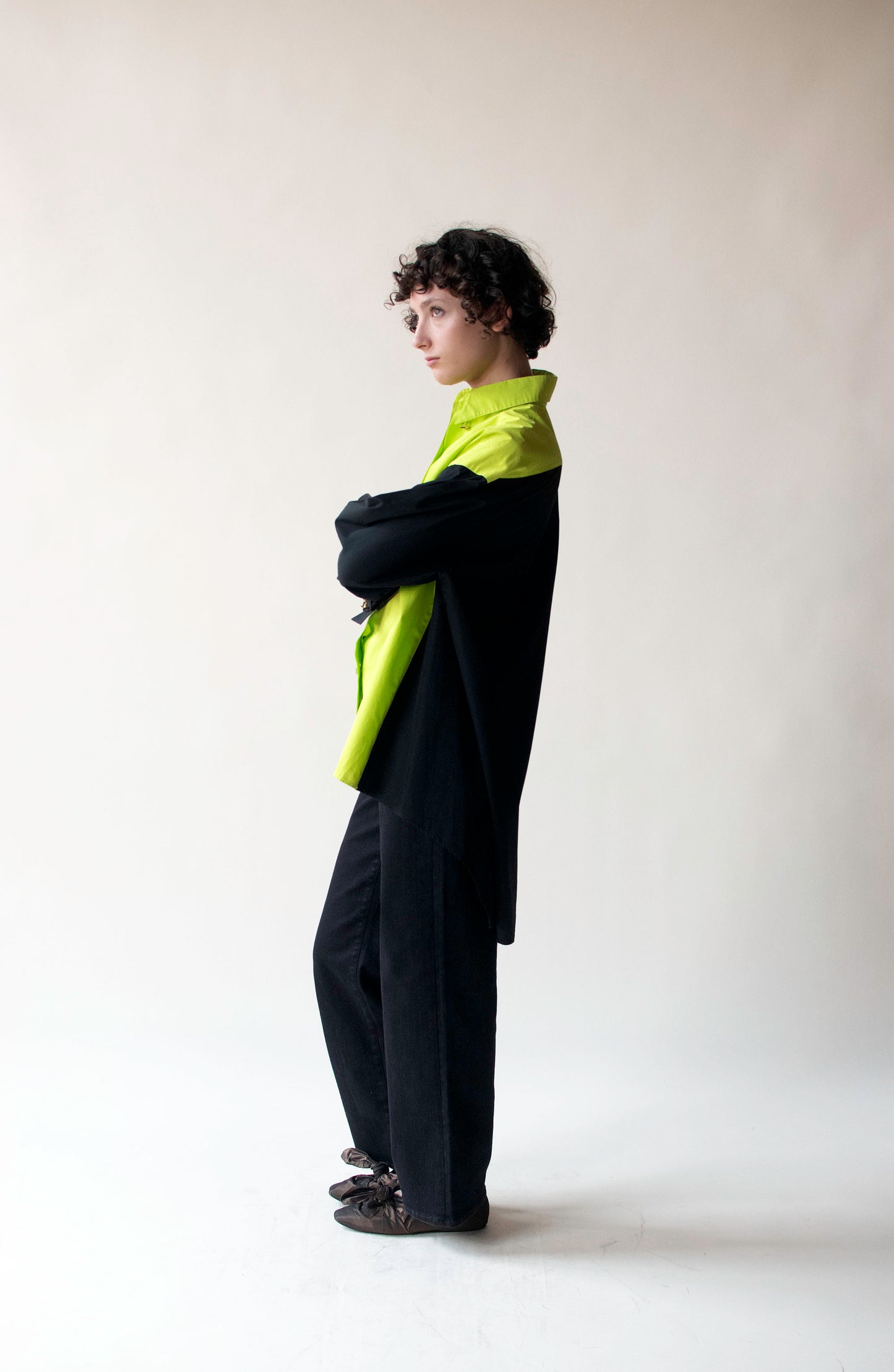 Color Block Shirt | Claude Montana