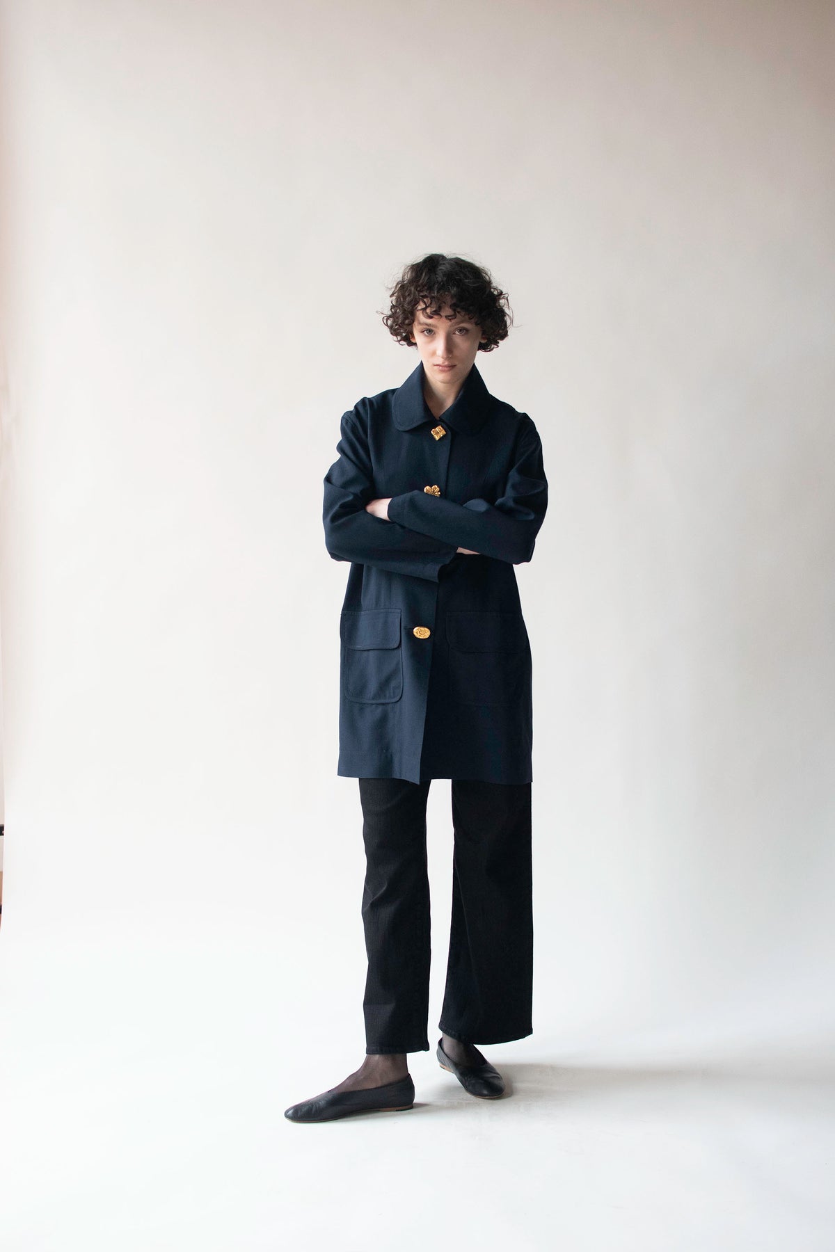 Navy Wool Jacket | Todd Oldham