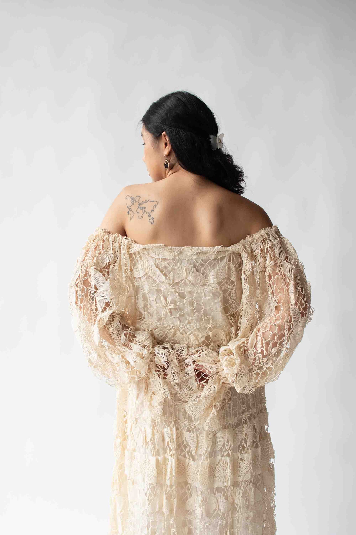 1970s Crochet Dress Set