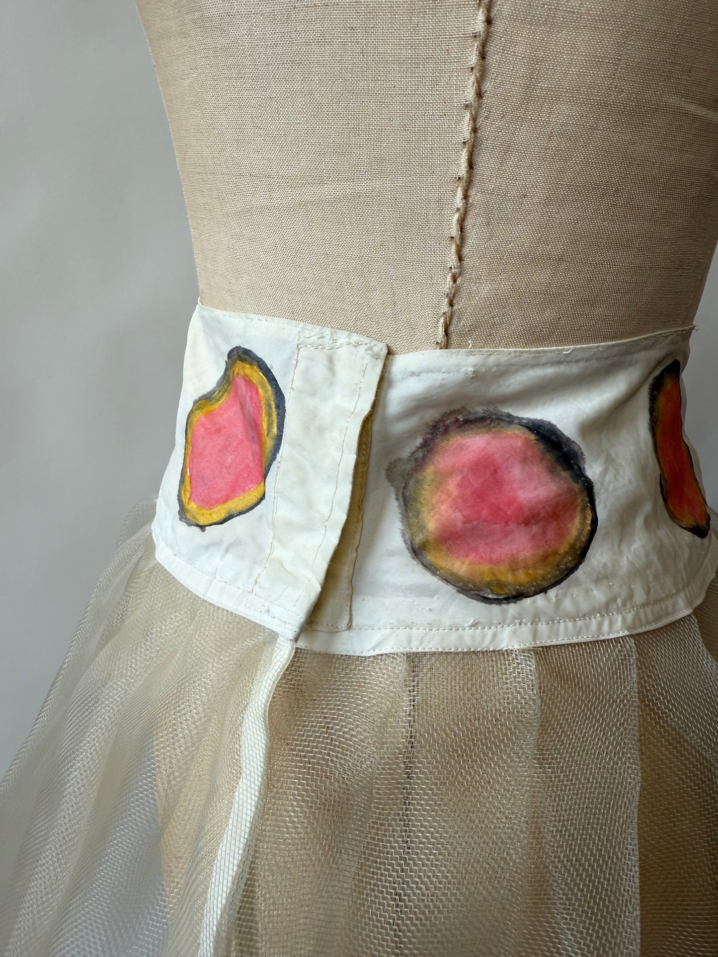 1950s Painted Crinoline