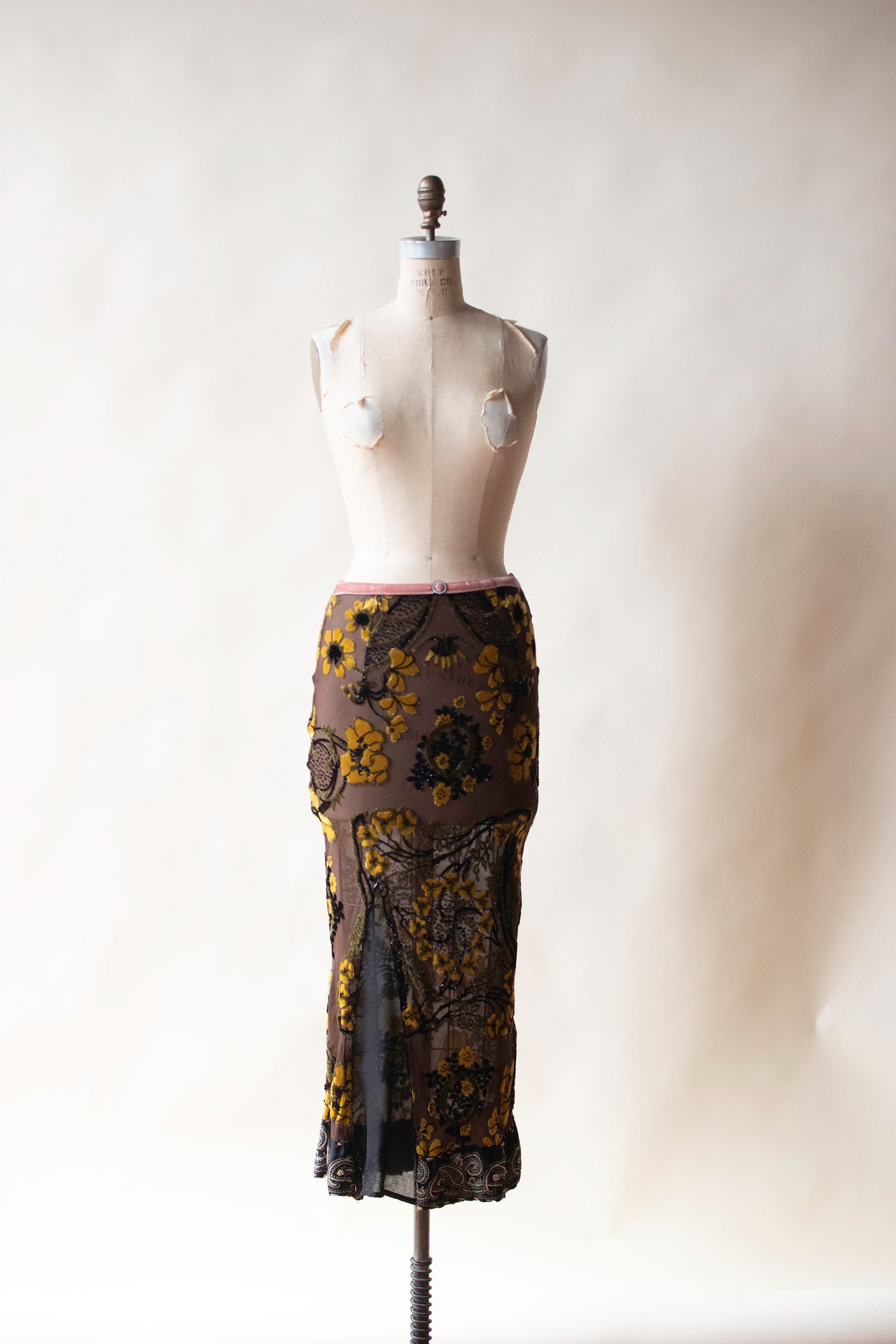 Devore Bias Cut Skirt | Voyage Invest in the Original