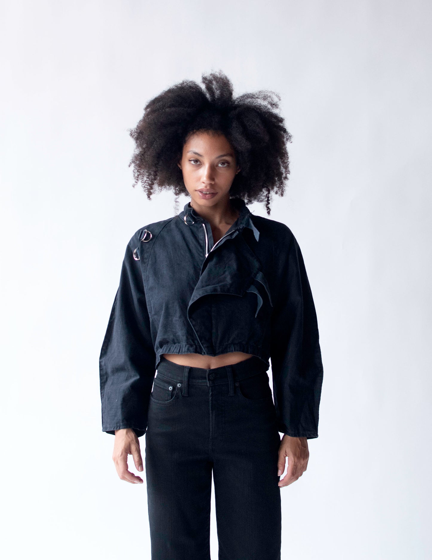 Cropped Cotton Jacket | Tiger London