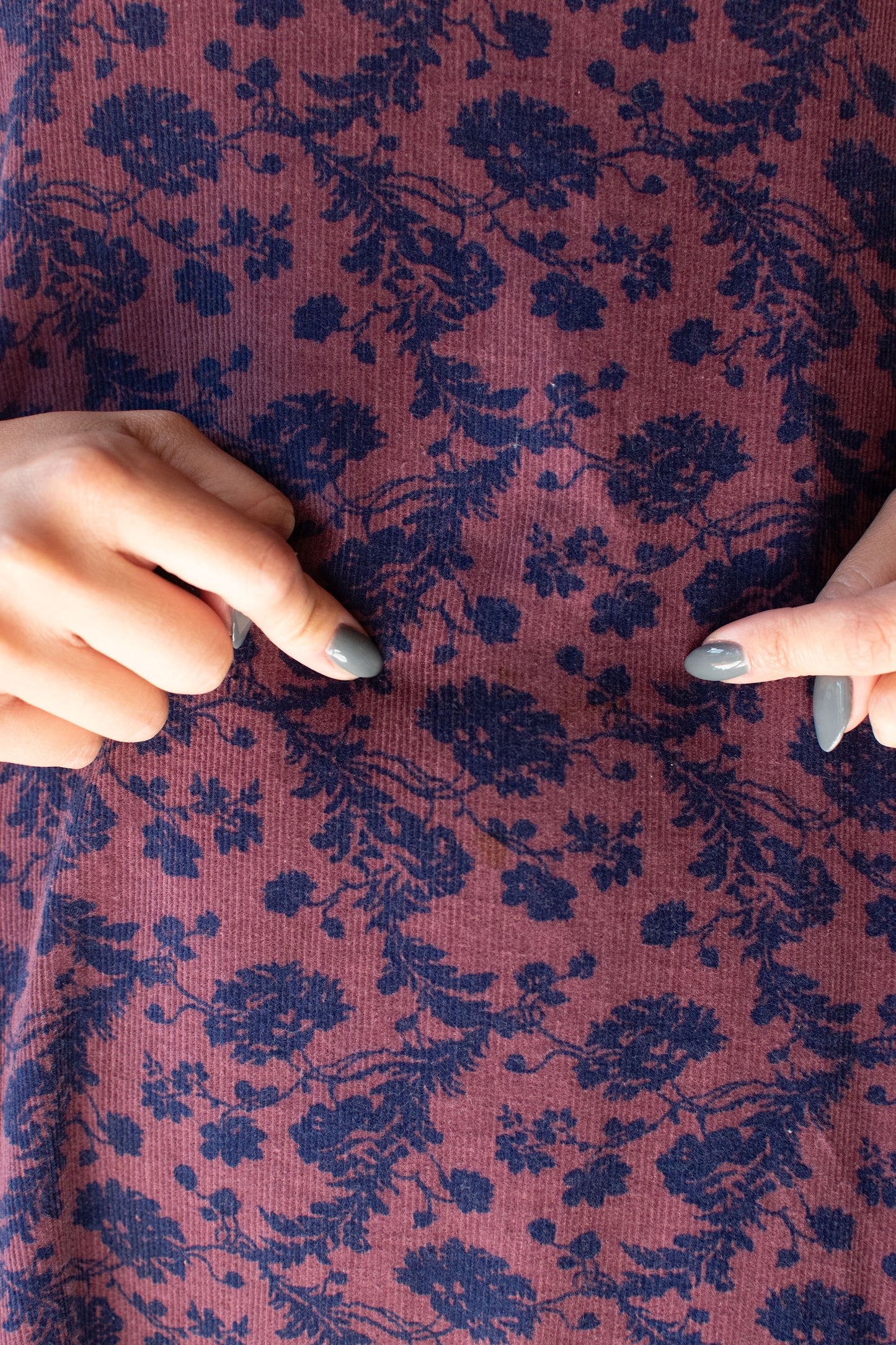 1970s Corduroy Dress | Laura Ashley