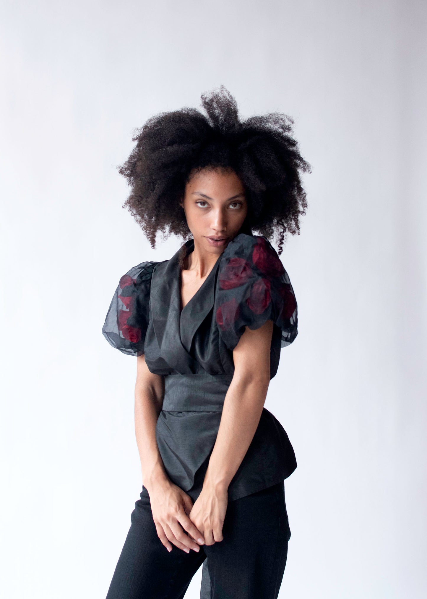Rose Sleeve Jacket | Victor Costa