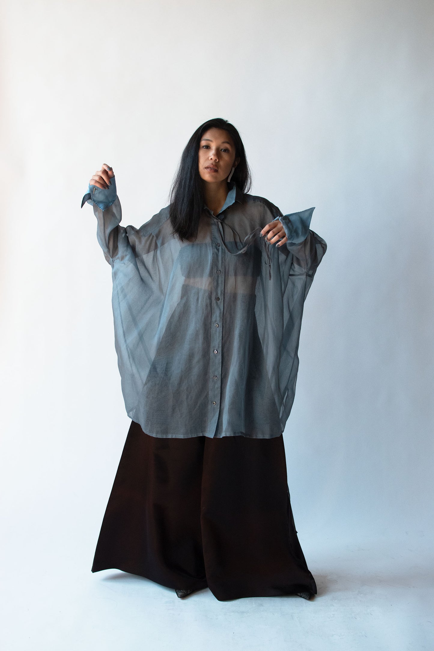 1990s Organza Tunic | Gianfranco Ferre