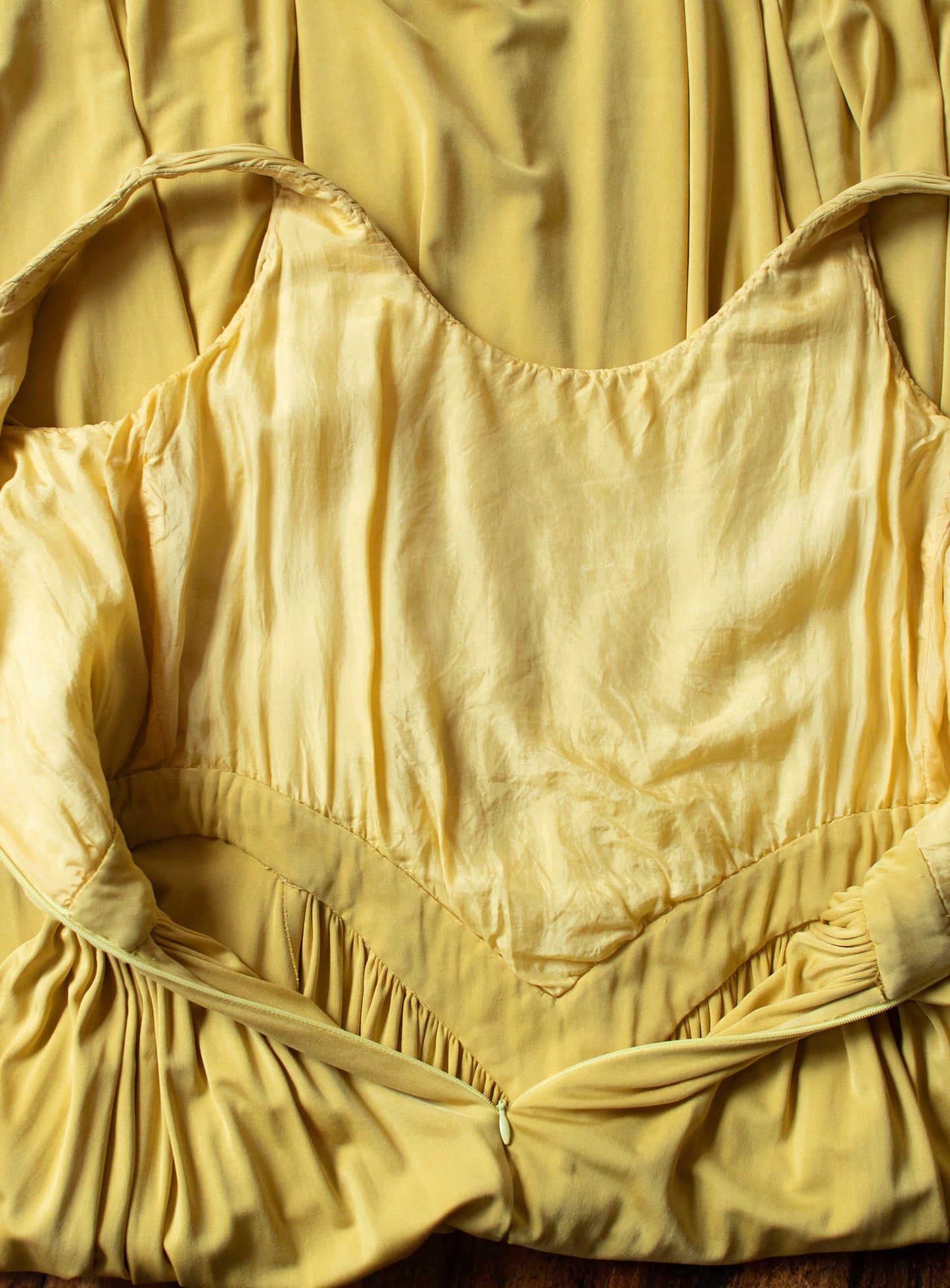 1970s draped Jersey Dress
