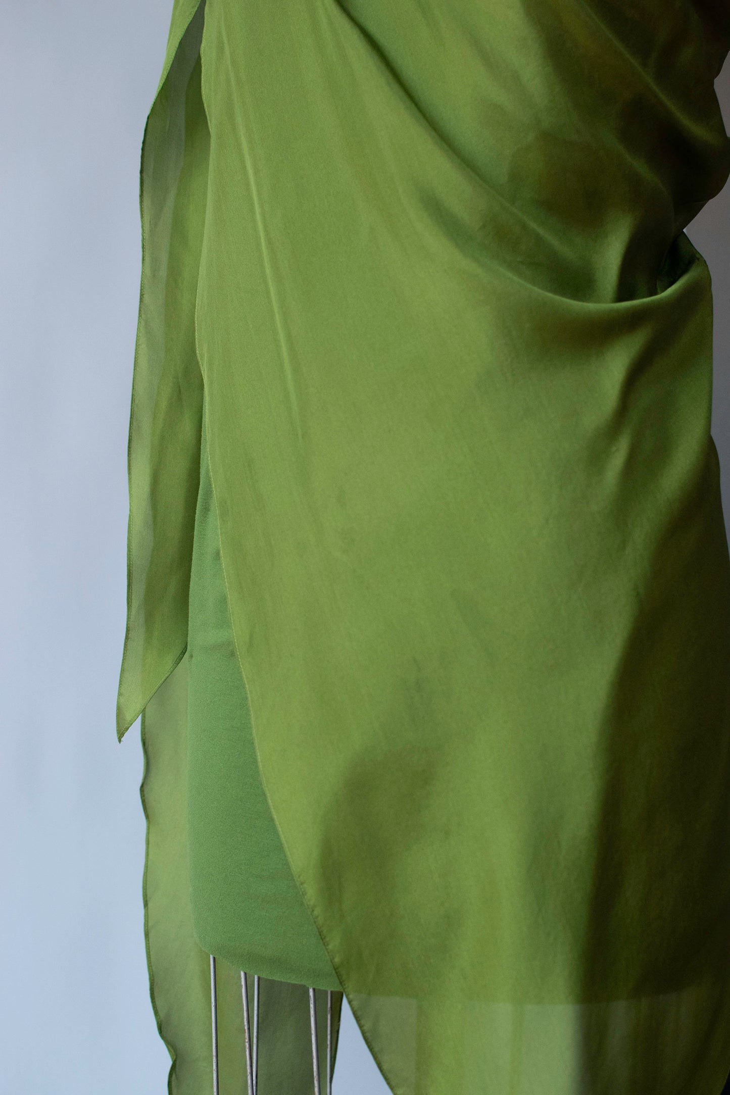 Green Jersey & Silk Tunic | DKNY