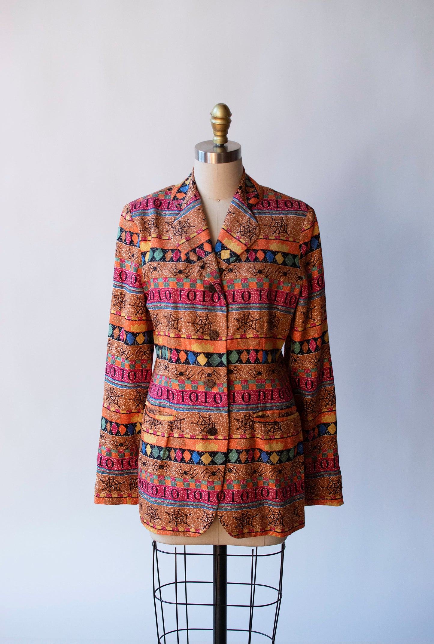 Spider Print Blazer | Todd Oldham