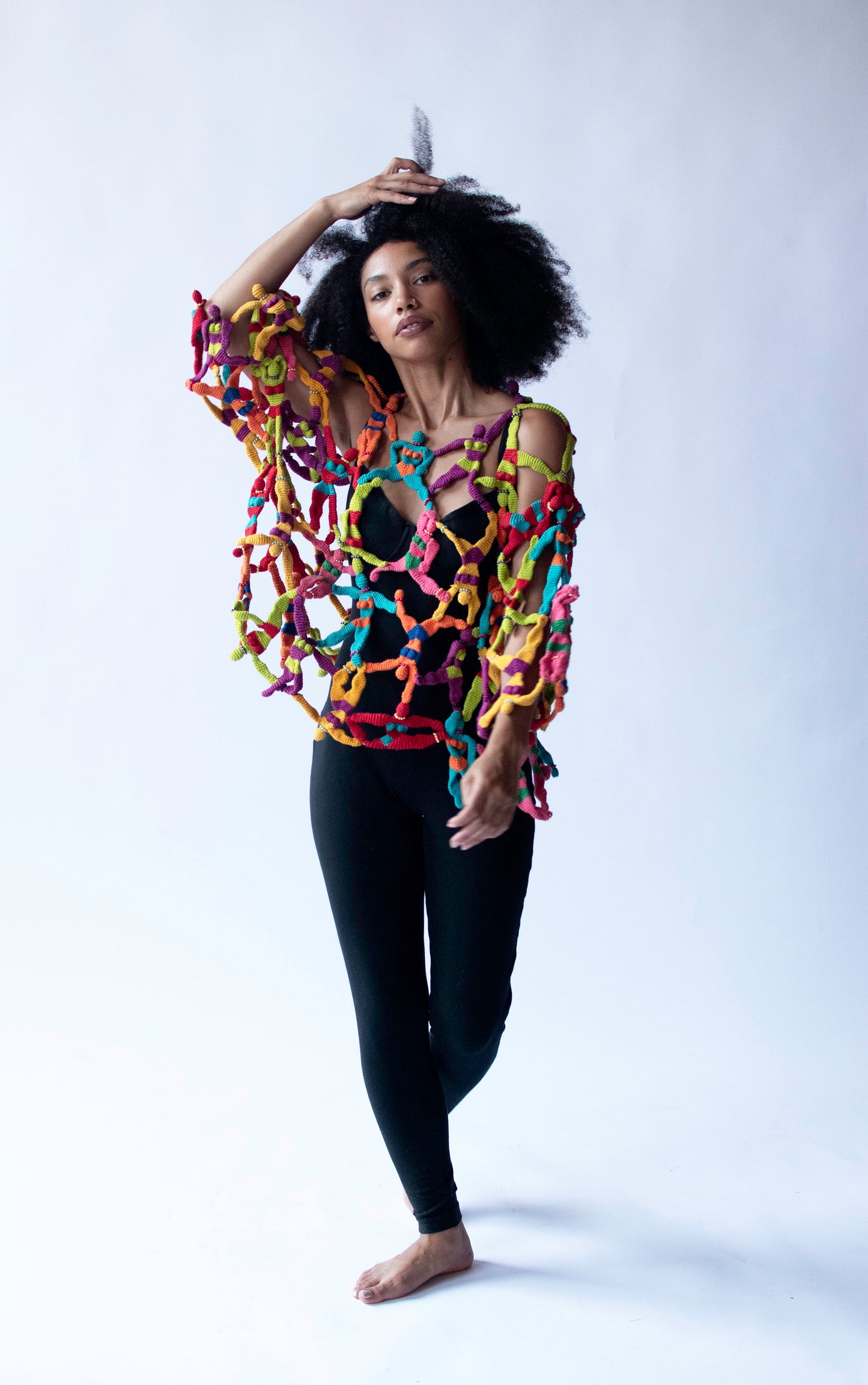 1990s Crochet Swimmers Sweater | Michael Simon