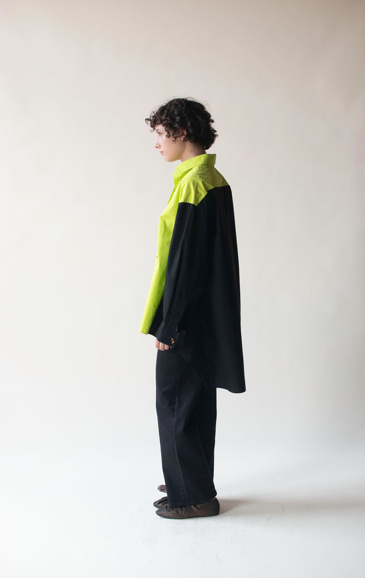 Color Block Shirt | Claude Montana