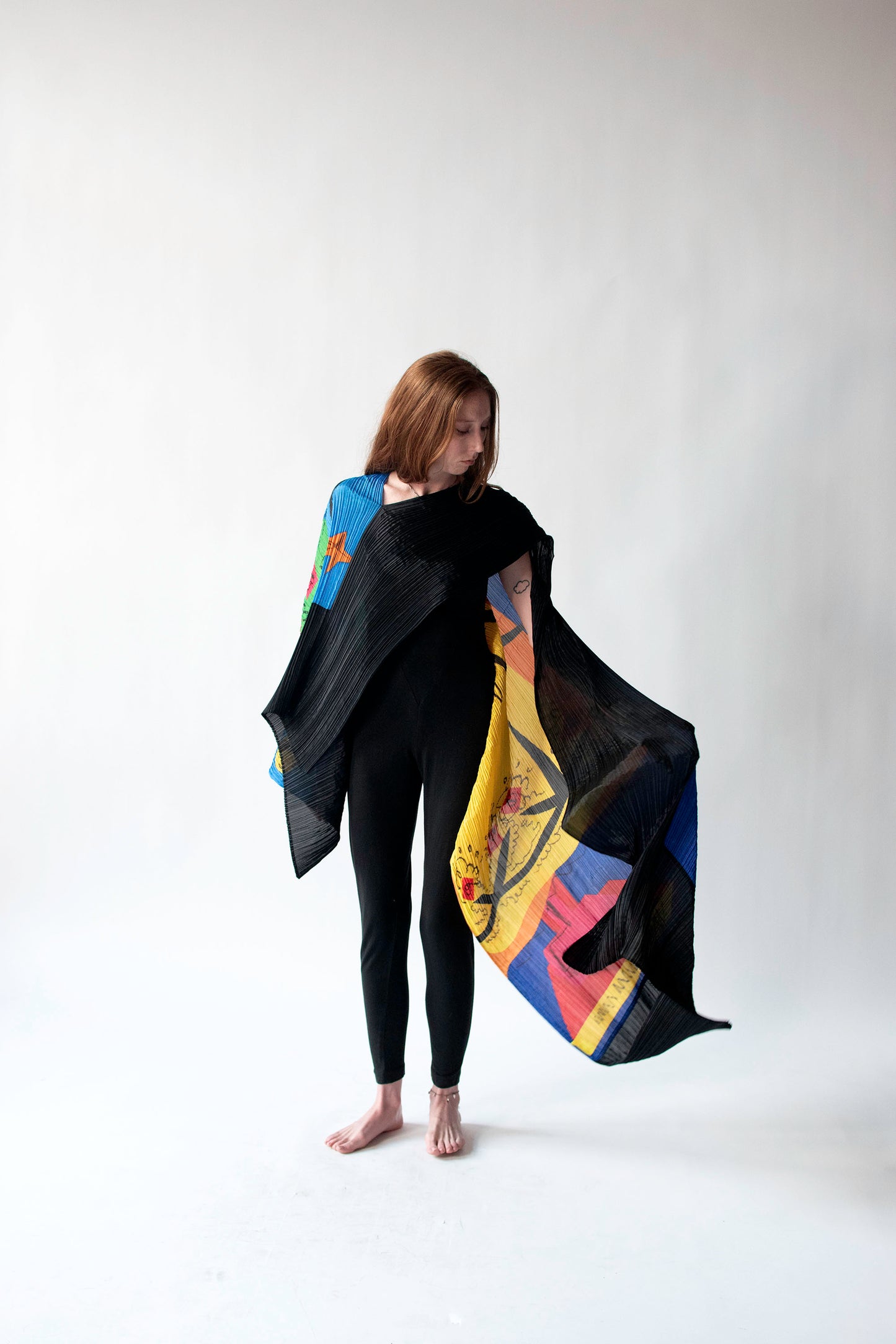 'Afternoon Tea' Convertible Shawl | Issey Miyake Pleats Please