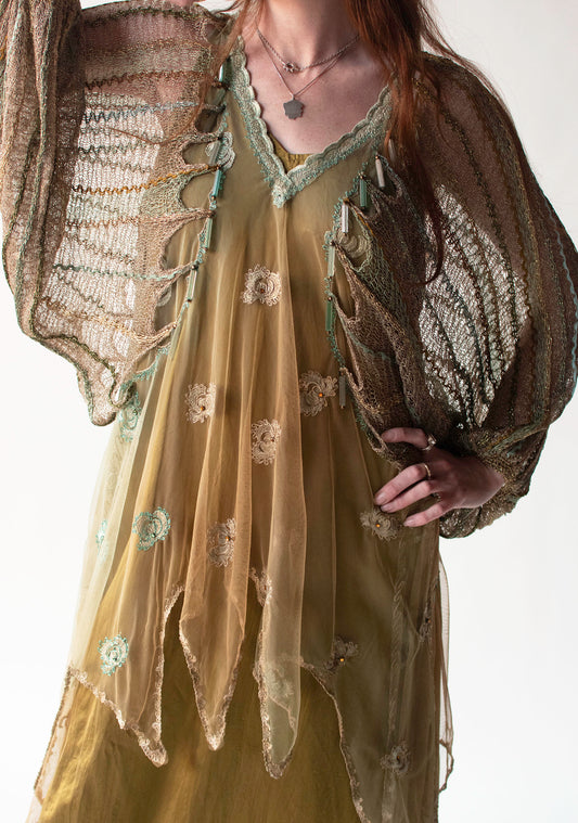 1980s Gossamer Tunic | Mali Lietta Cavalli|