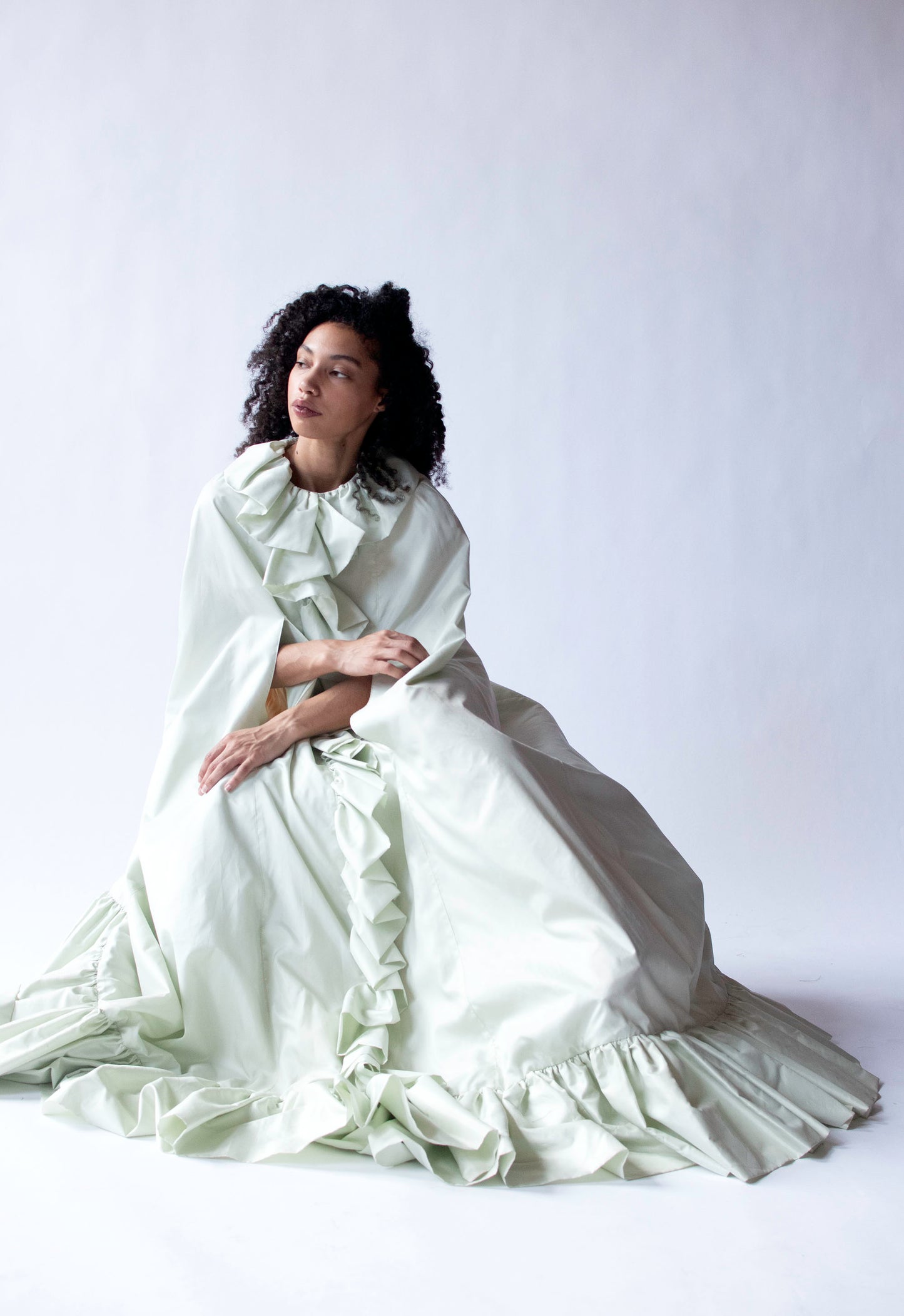 Pale Mint Opera Coat | Donald Brooks for Main Street
