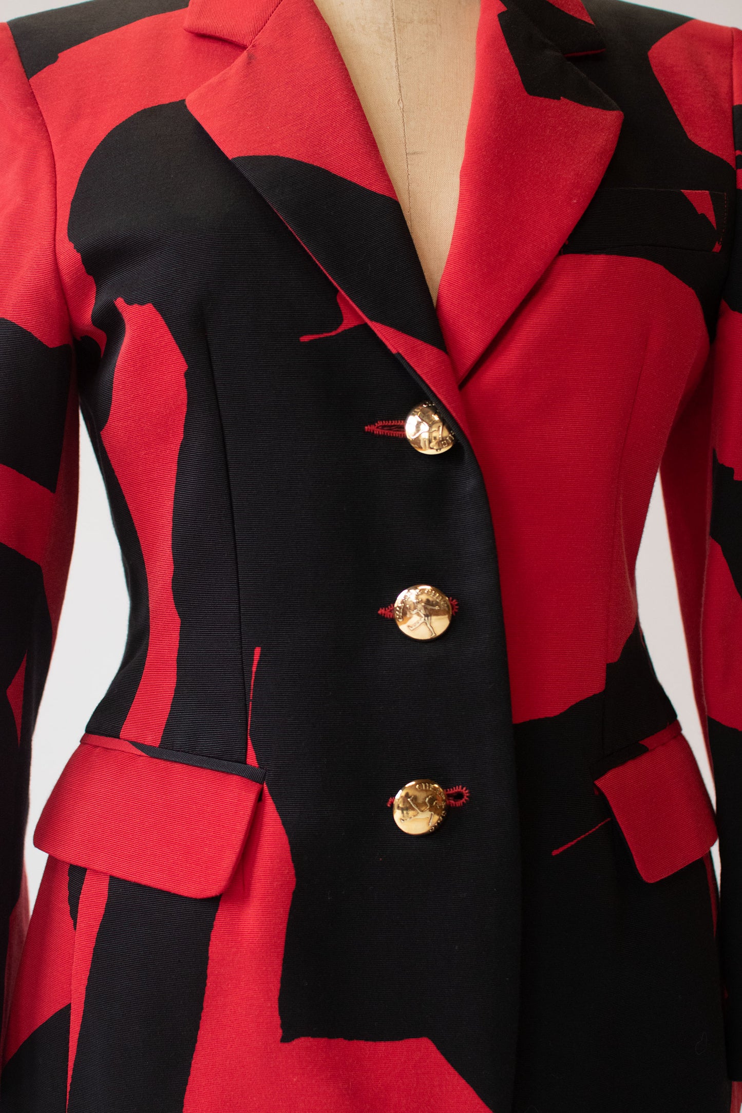 1990s Olive Oyl Blazer | Moschino Cheap & Chic