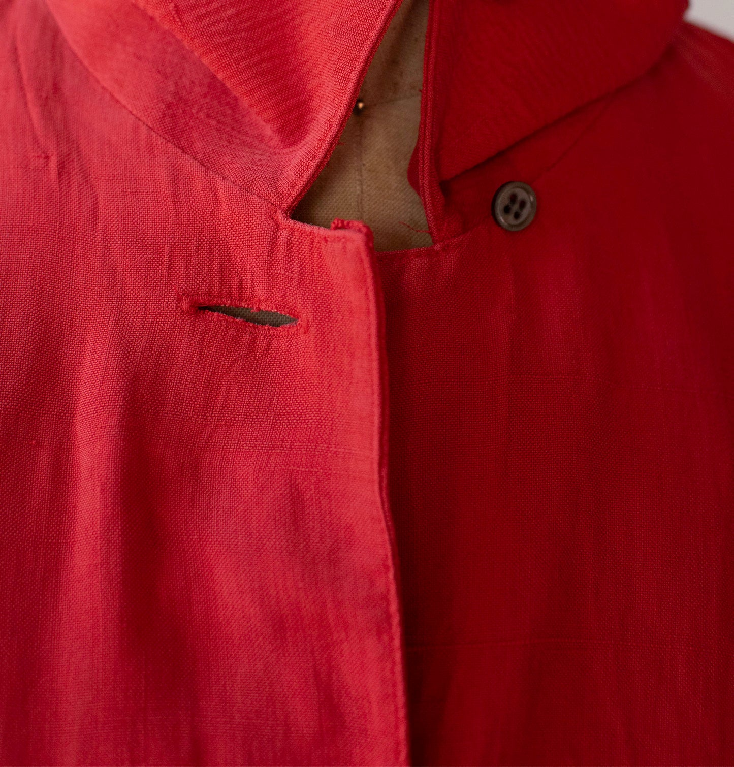 Red Silk Smock Top | Donna Karan