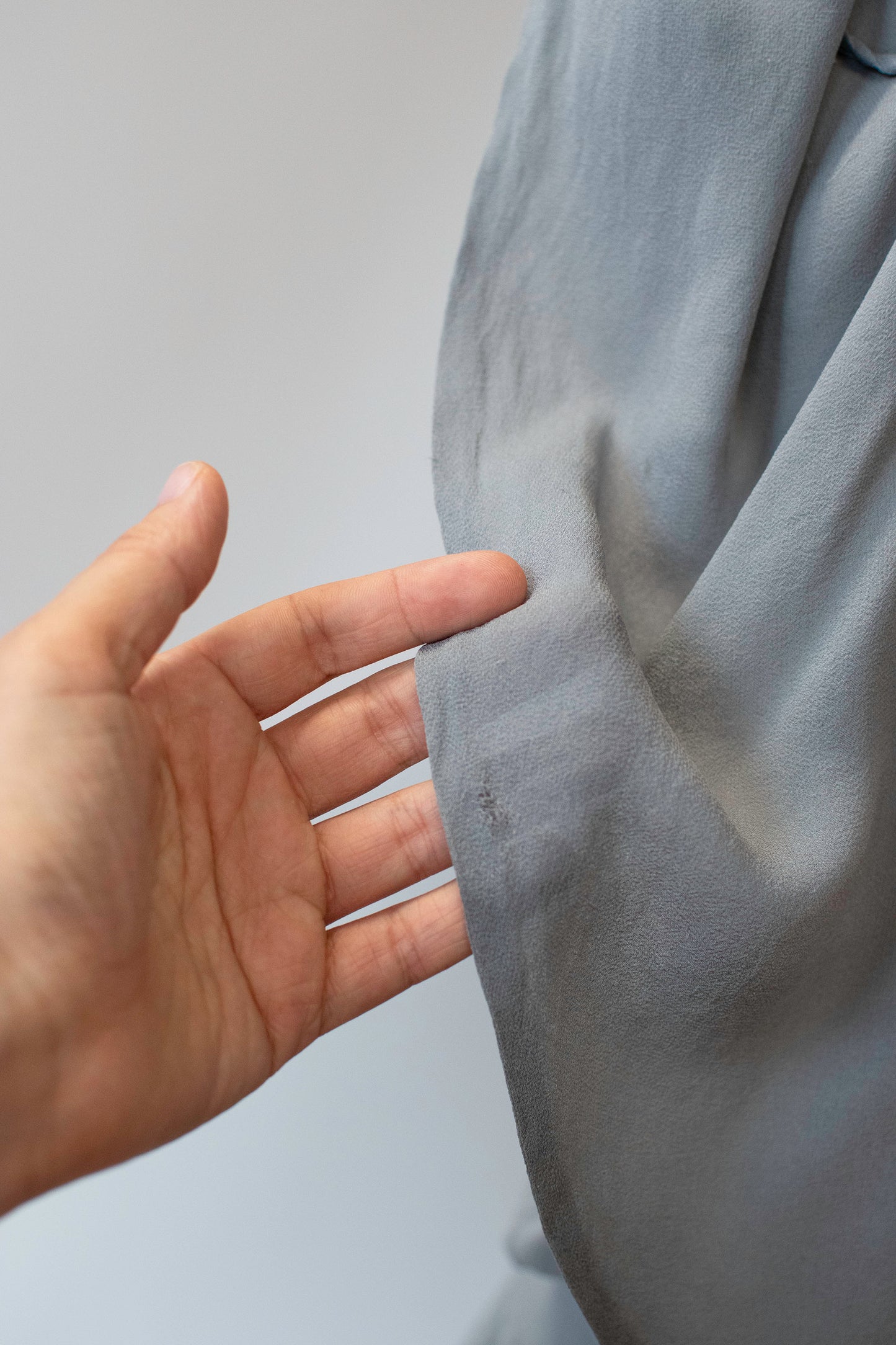 Gray Chiffon Hooded Dress | Vivienne Westwood Couture SS 2003