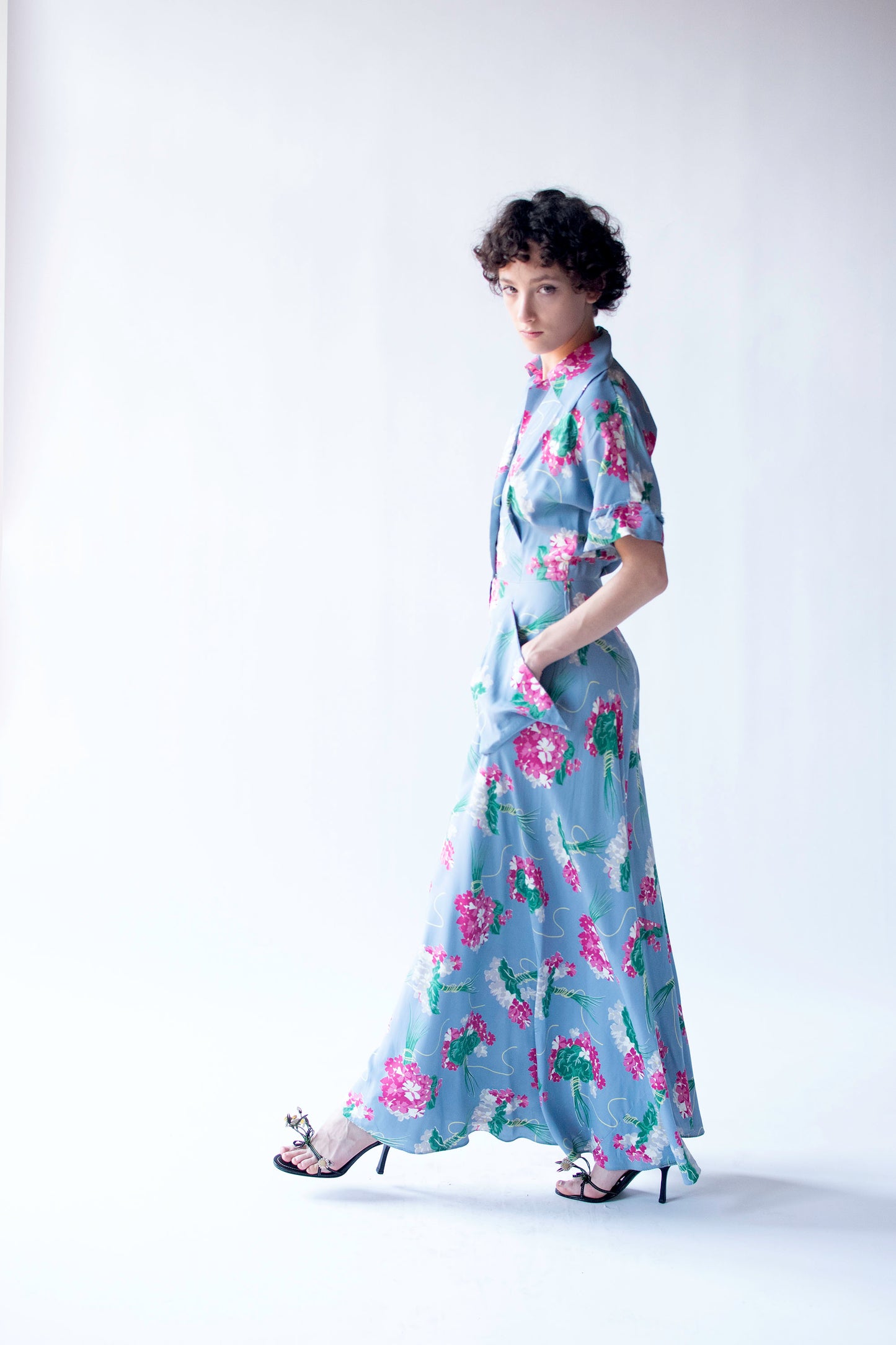 1940s Wide Leg Jumpsuit