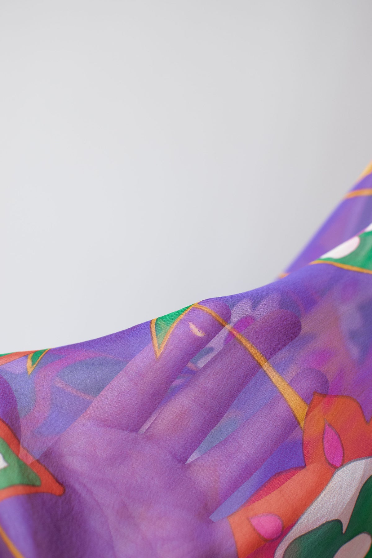 1970s Chiffon Caftan