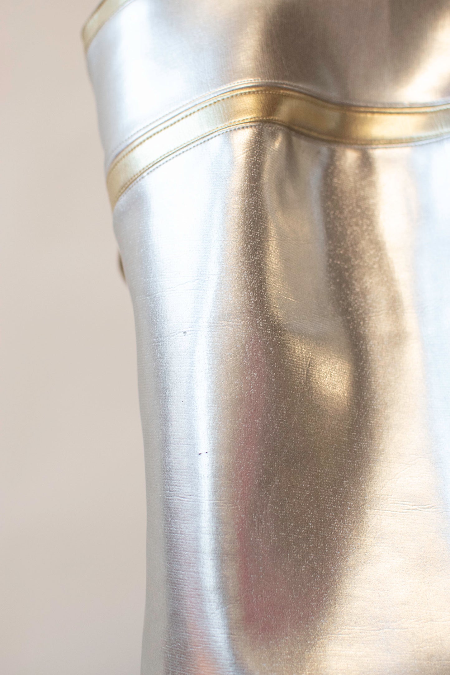 1960s Silver Mini Dress | Deanna Little for Paraphernalia