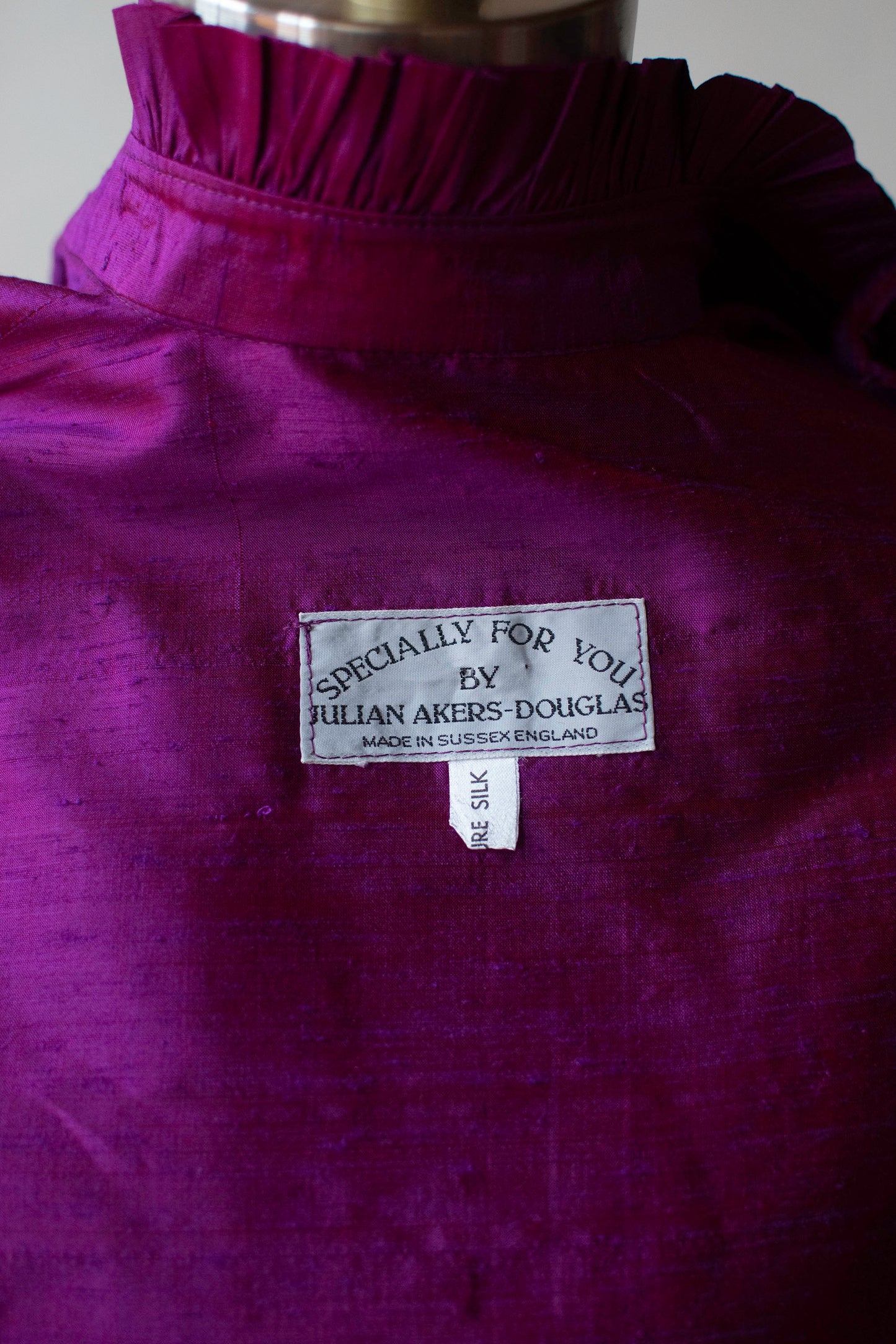 Smocked Silk Blouse | Julian Akers-Douglas