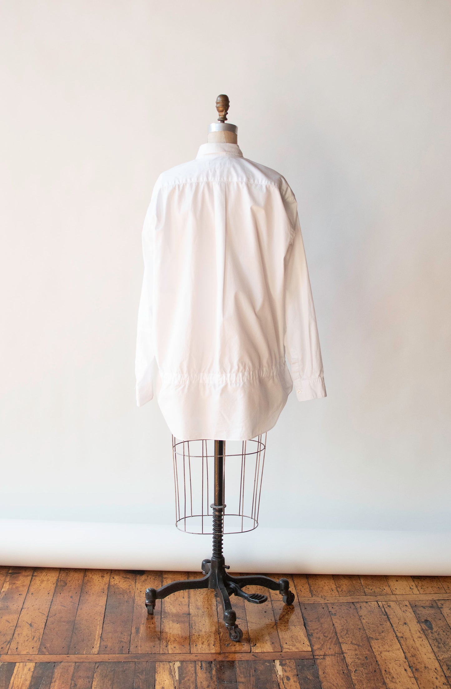 White Shirt w/ Drawstrings | Comme des Garcons