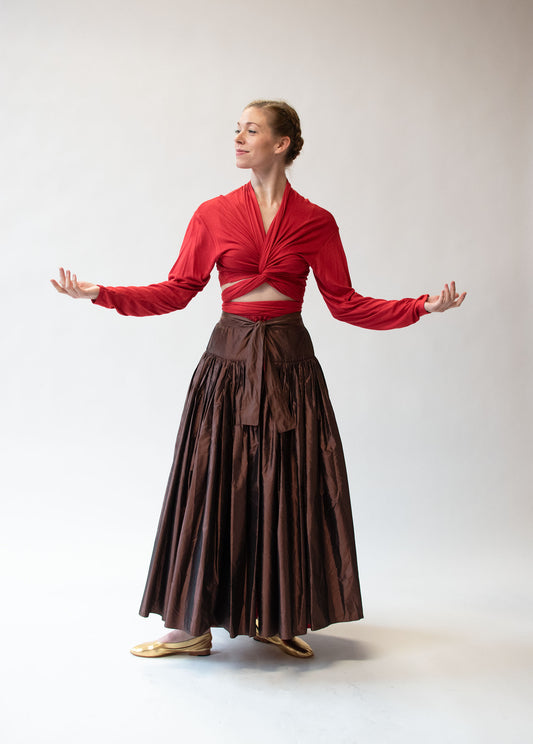 Reversible Silk Evening Pants | Callaghan by Romeo Gigli