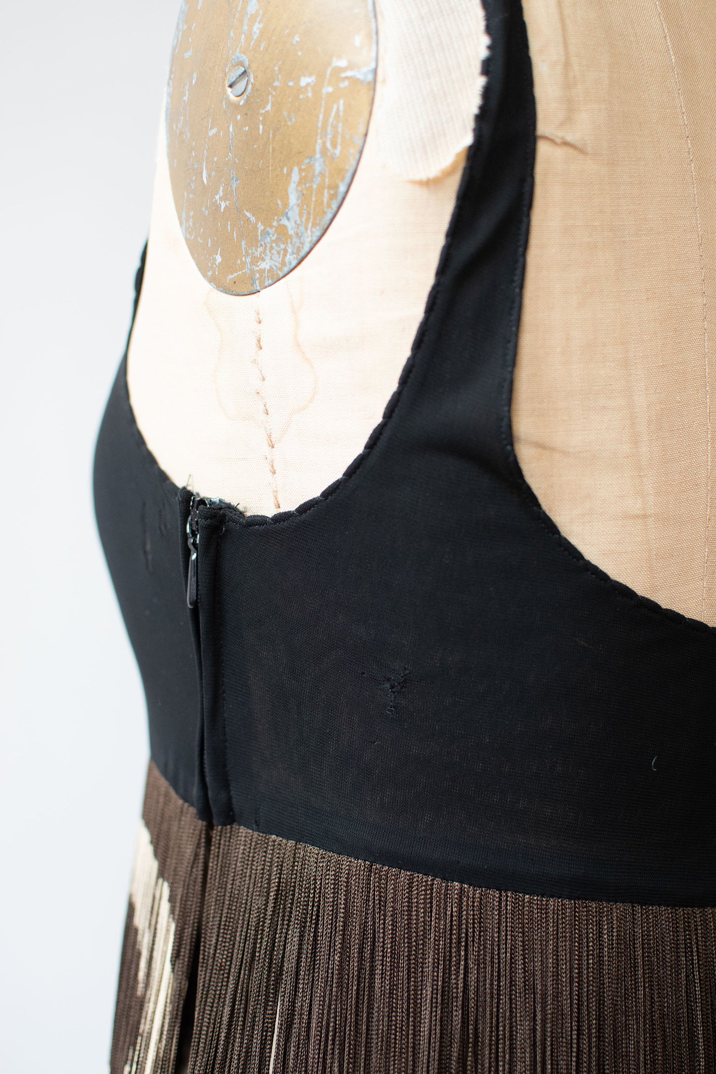 1990s Fringe Dress | Moschino Cheap & Chic