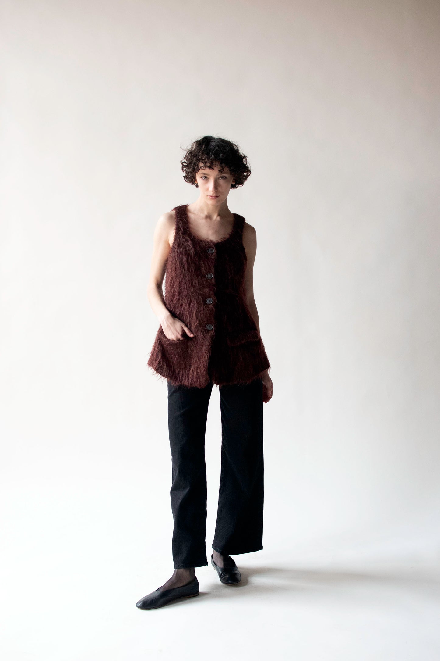 Mohair Vest | Romeo Gigli for Callaghan 1994
