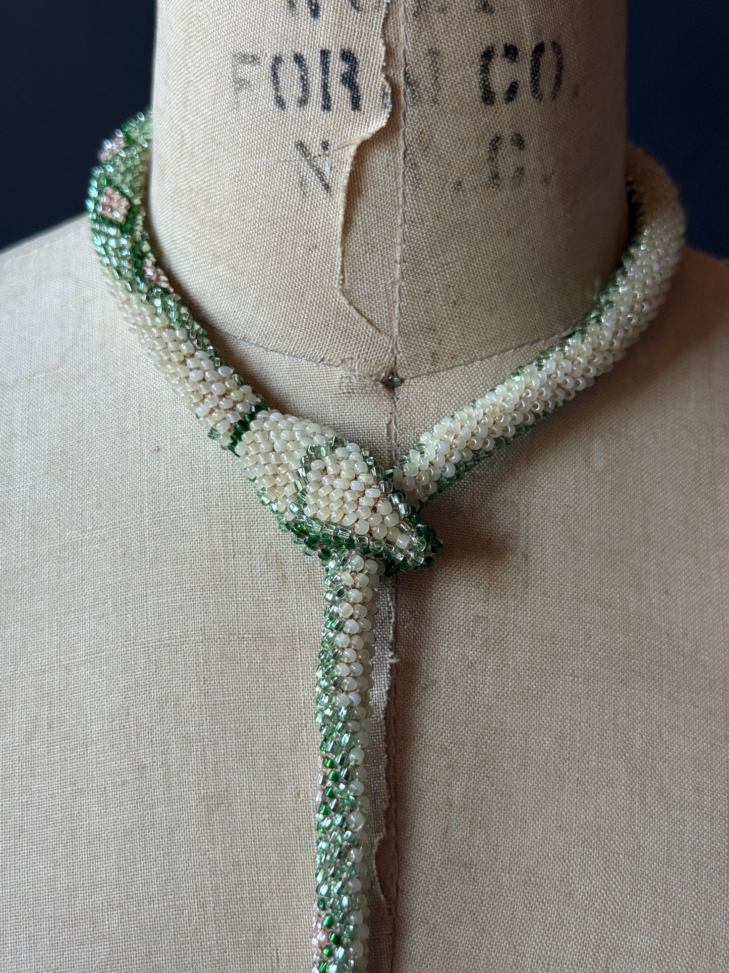 Bead Crochet Snake | Mint Diamond