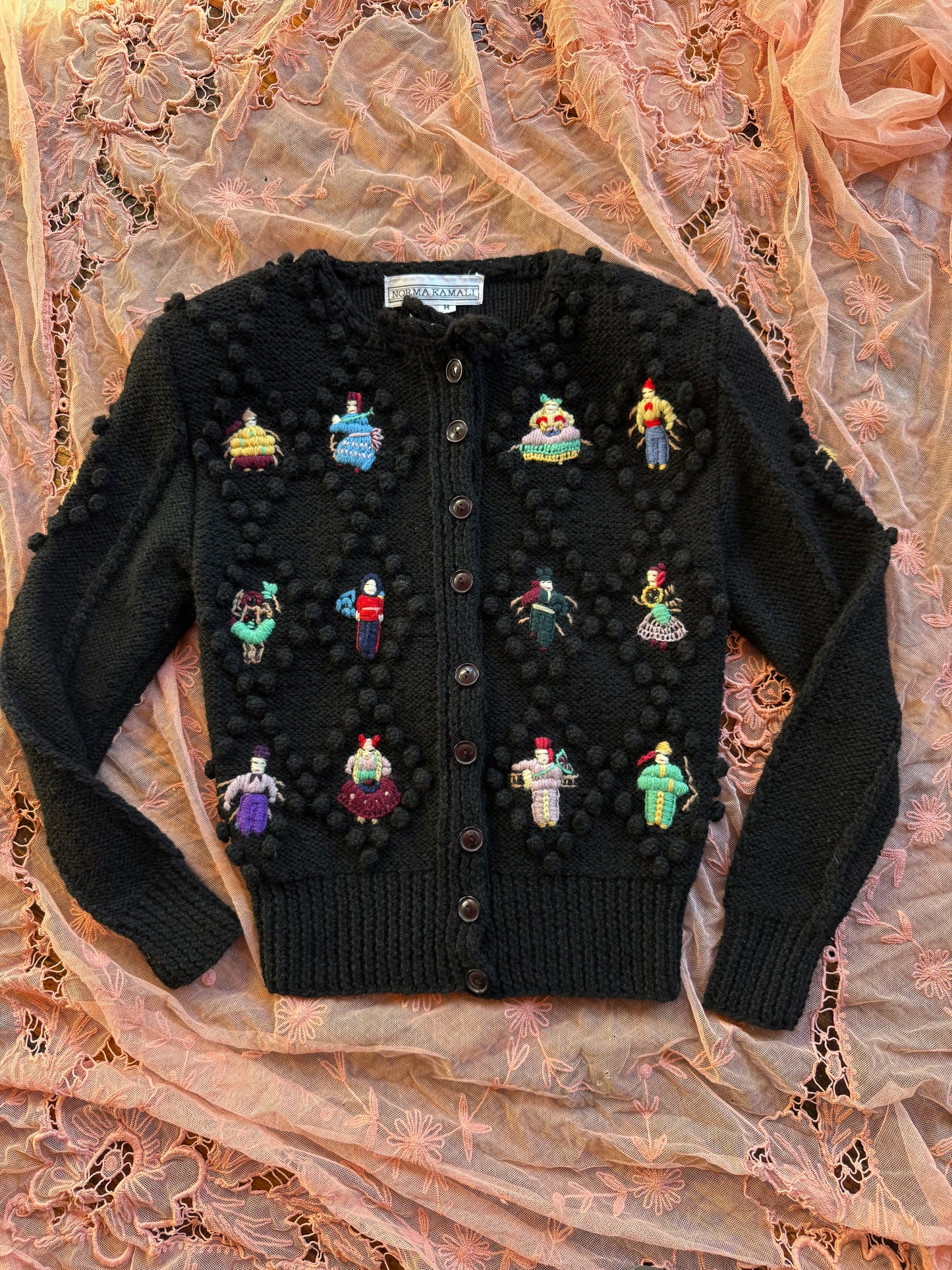 Embroidered Sweater | Norma Kamali