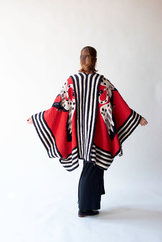 Quilted Silk Evening Coat | Michaele Vollbracht