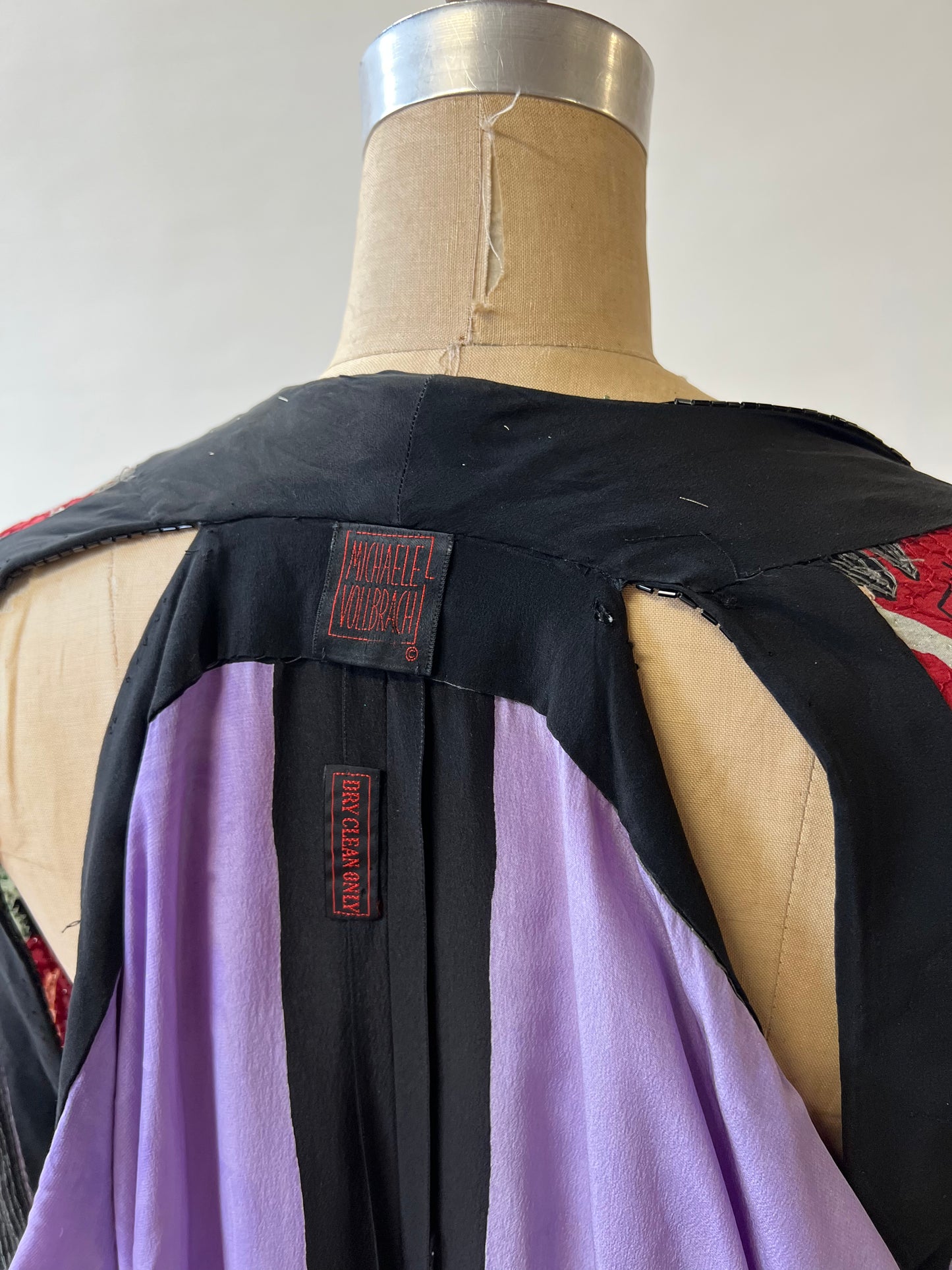 1980s Beaded Silk Caftan | Michaele Vollbracht