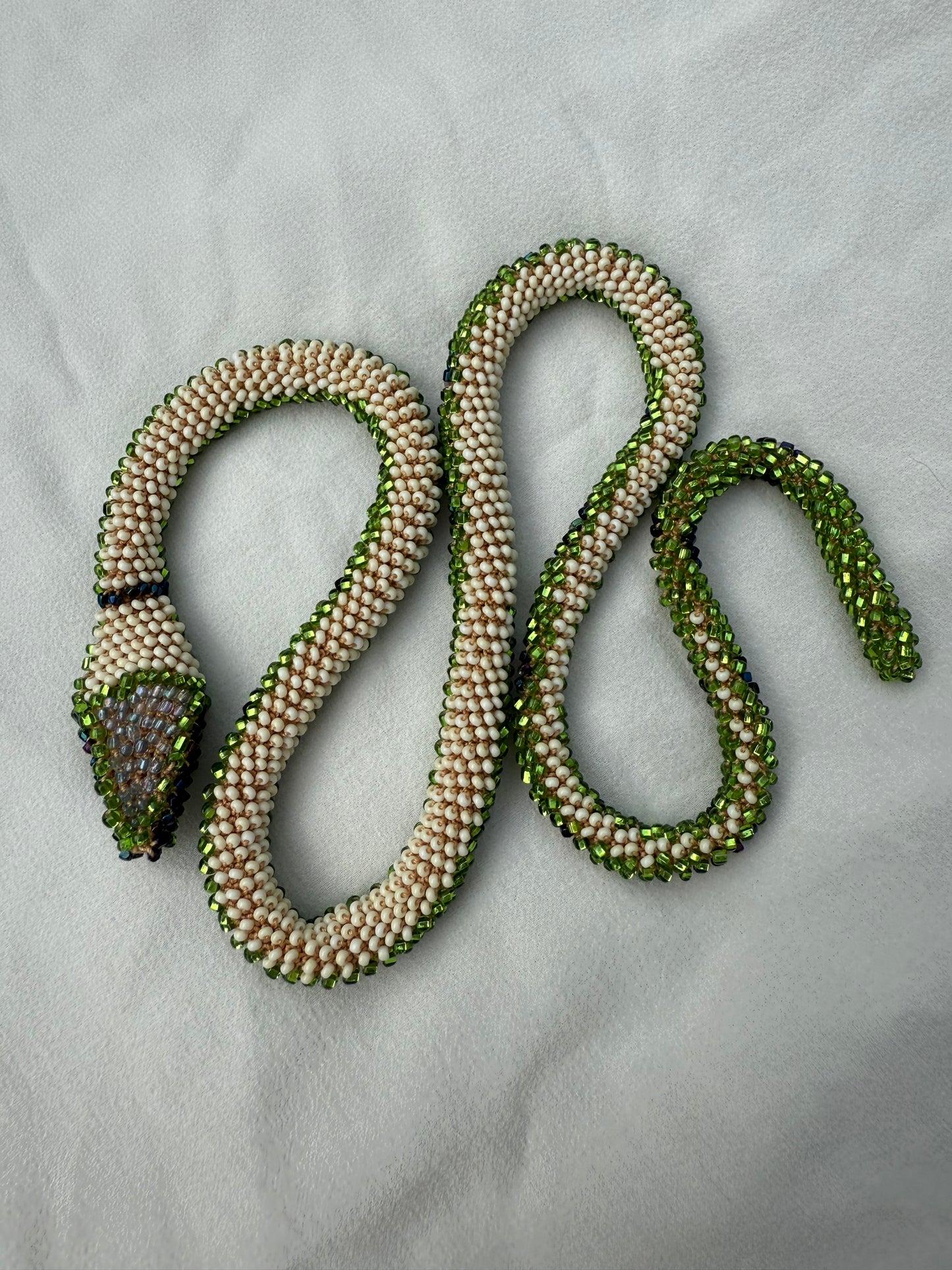 Bead Crochet Snake | Absinthe Diamond