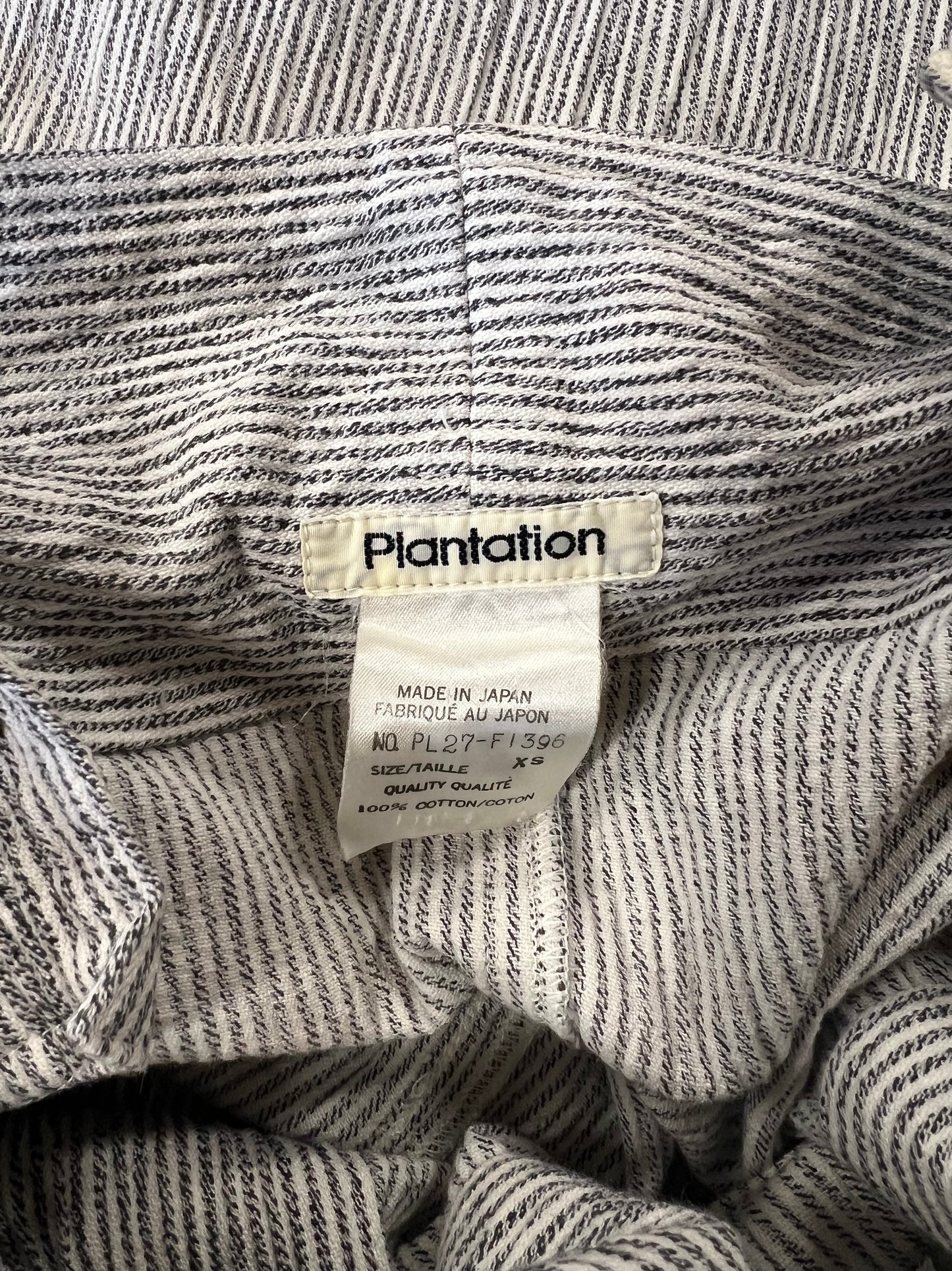 Striped Suspender Skirt | Plantation Issey Miyake
