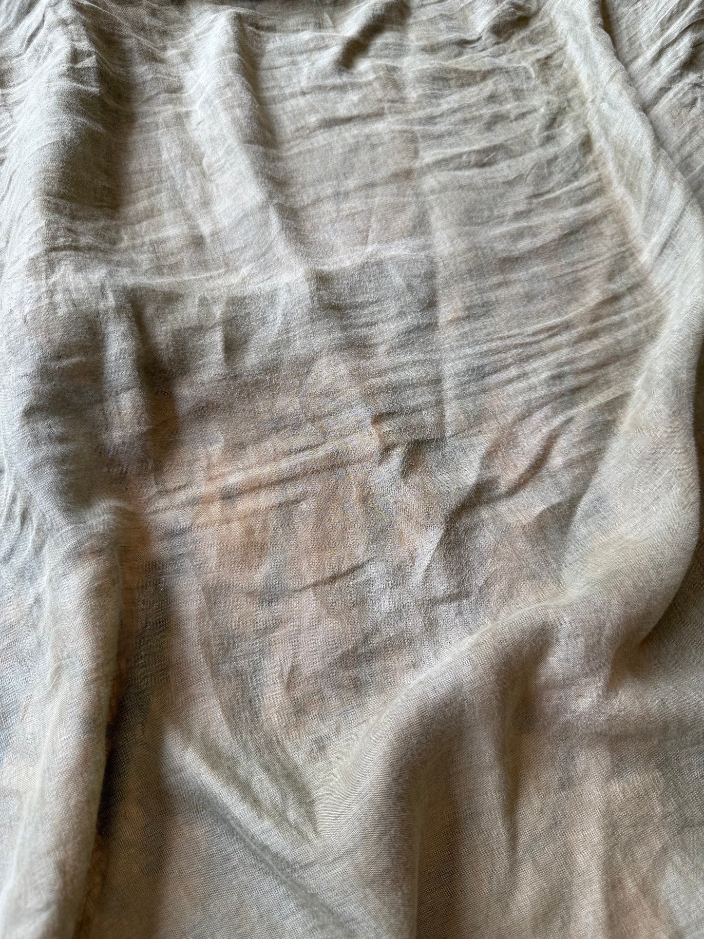 Convertible Linen Wrap Skirt / Dress | Romeo Gigli for Callaghan 1989