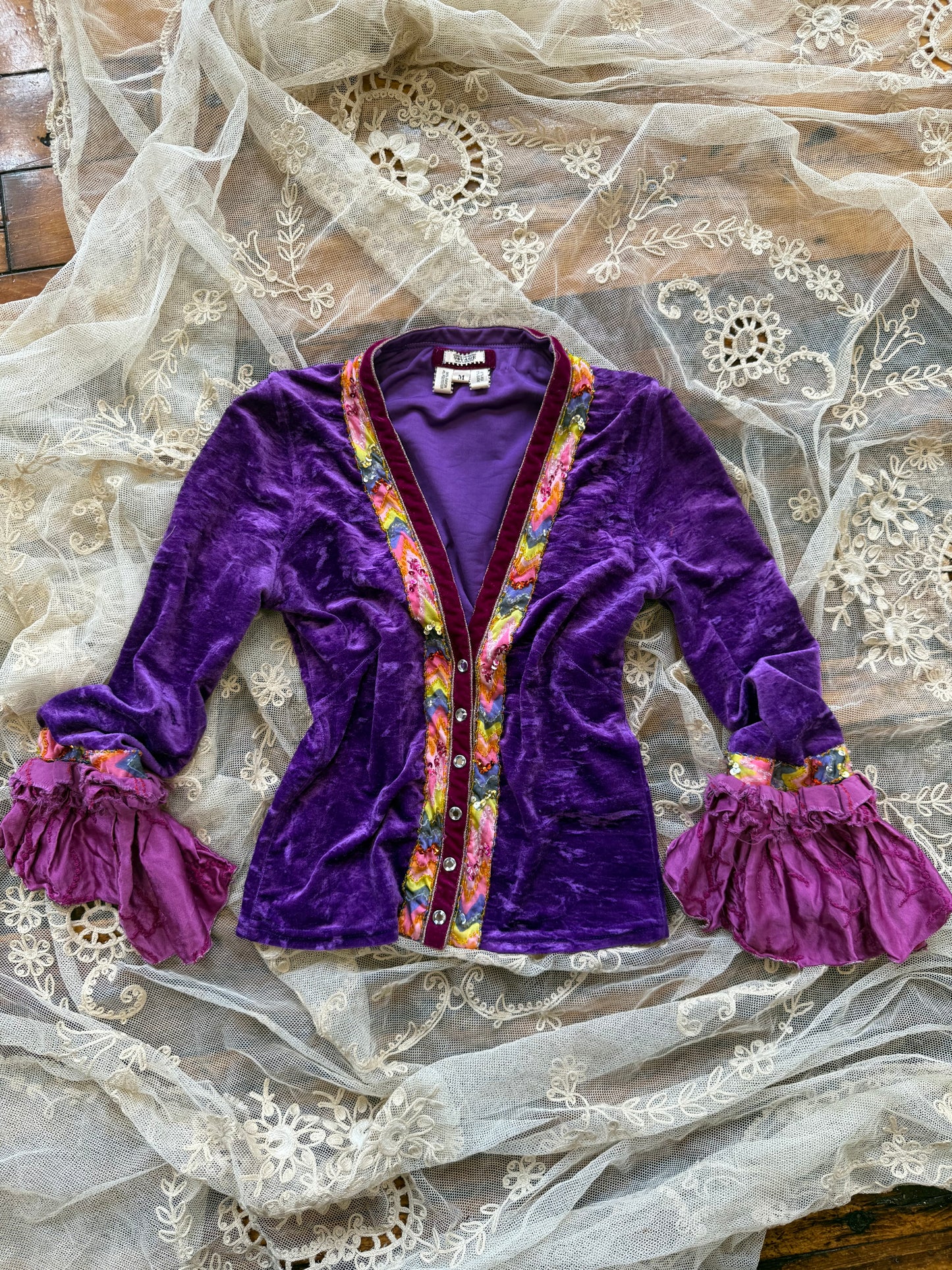 Crushed Velvet Cardigan | Voyage Invest in the Original