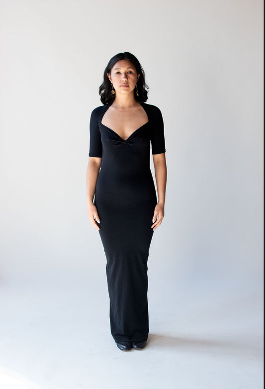 Black Jersey Dress | Roman Keflay