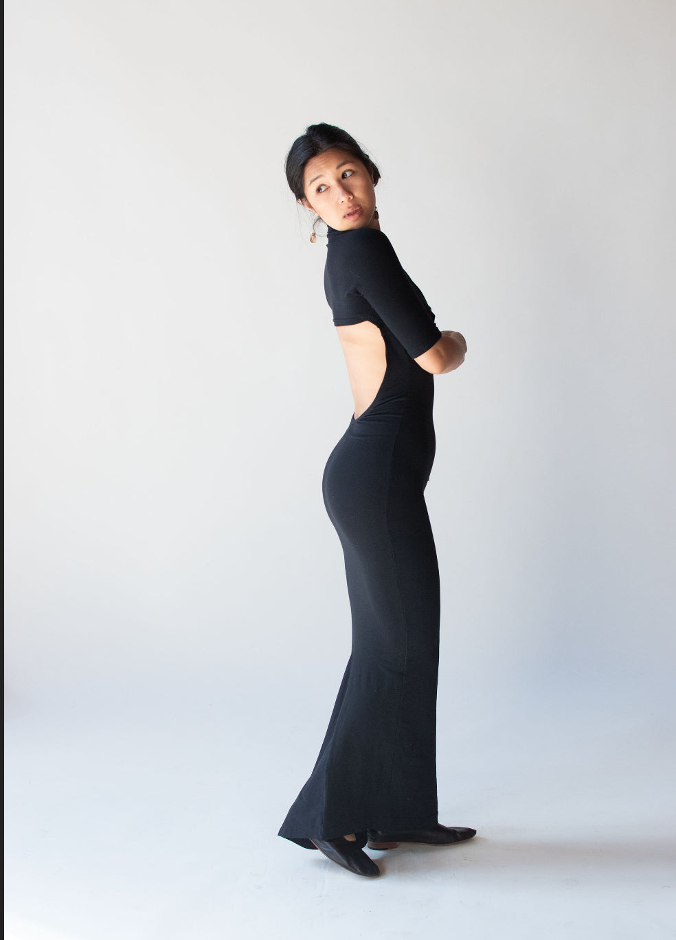 Black Jersey Dress | Roman Keflay
