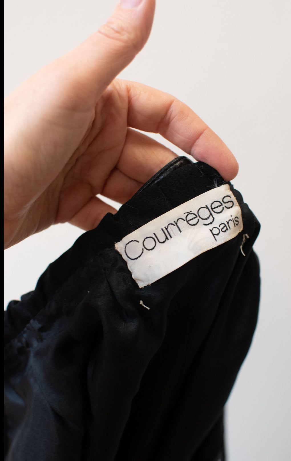 1970s Black Dress | Courreges