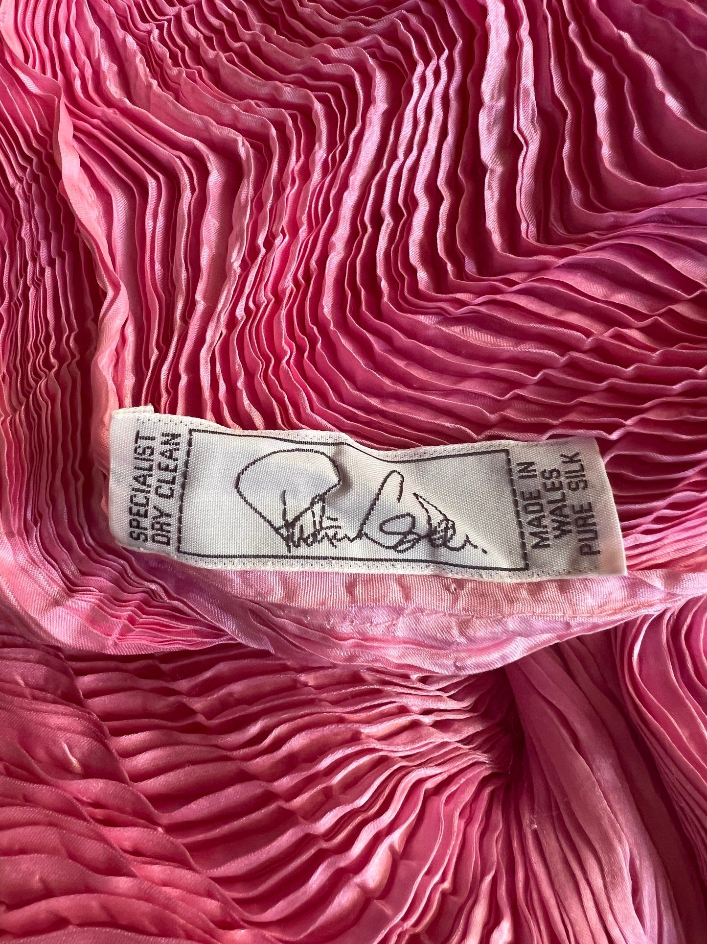 Pleated Pink Dress Set | Charles and Patricia Lester